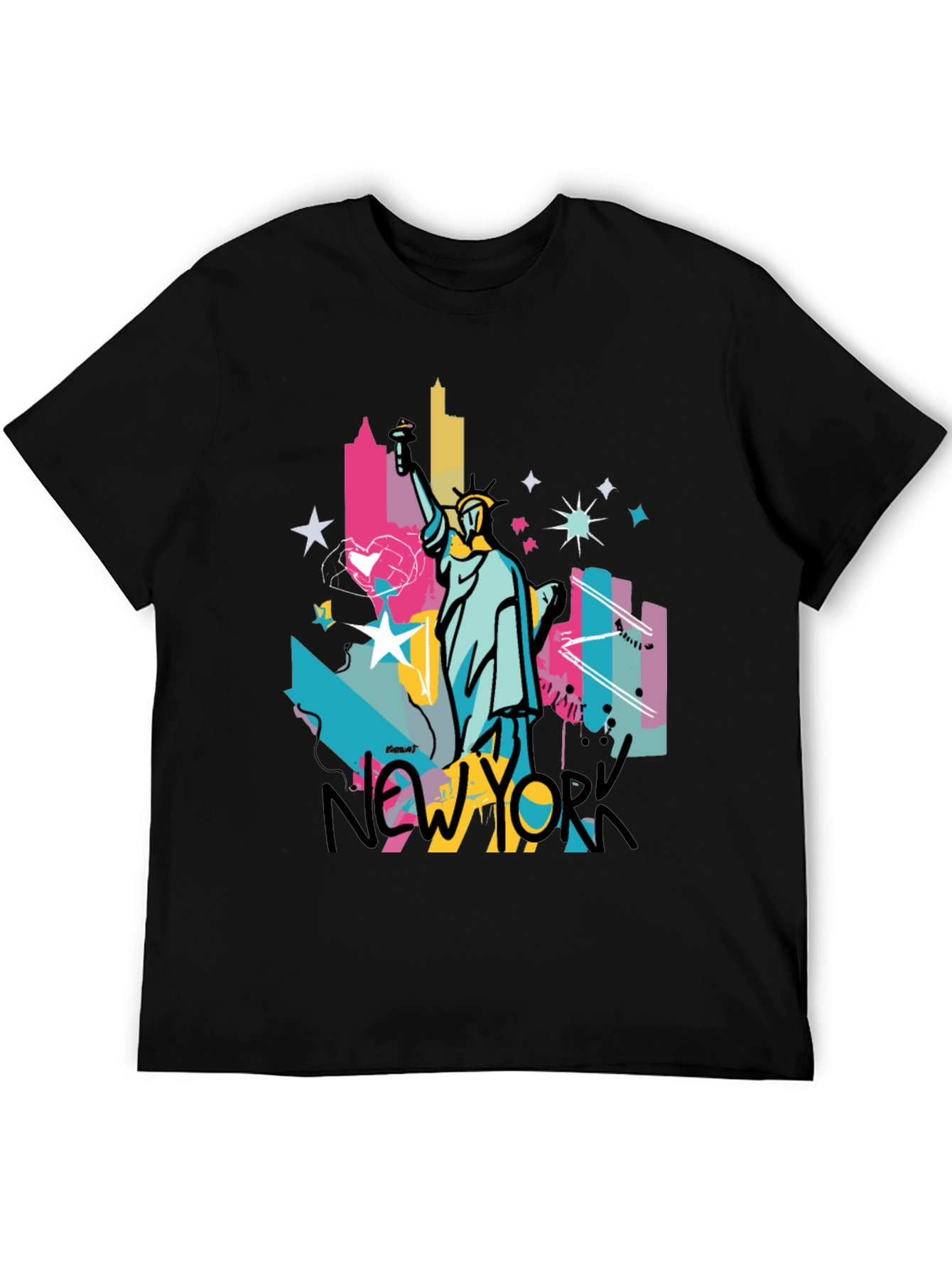 New York Statue of Liberty Graphic T-Shirt