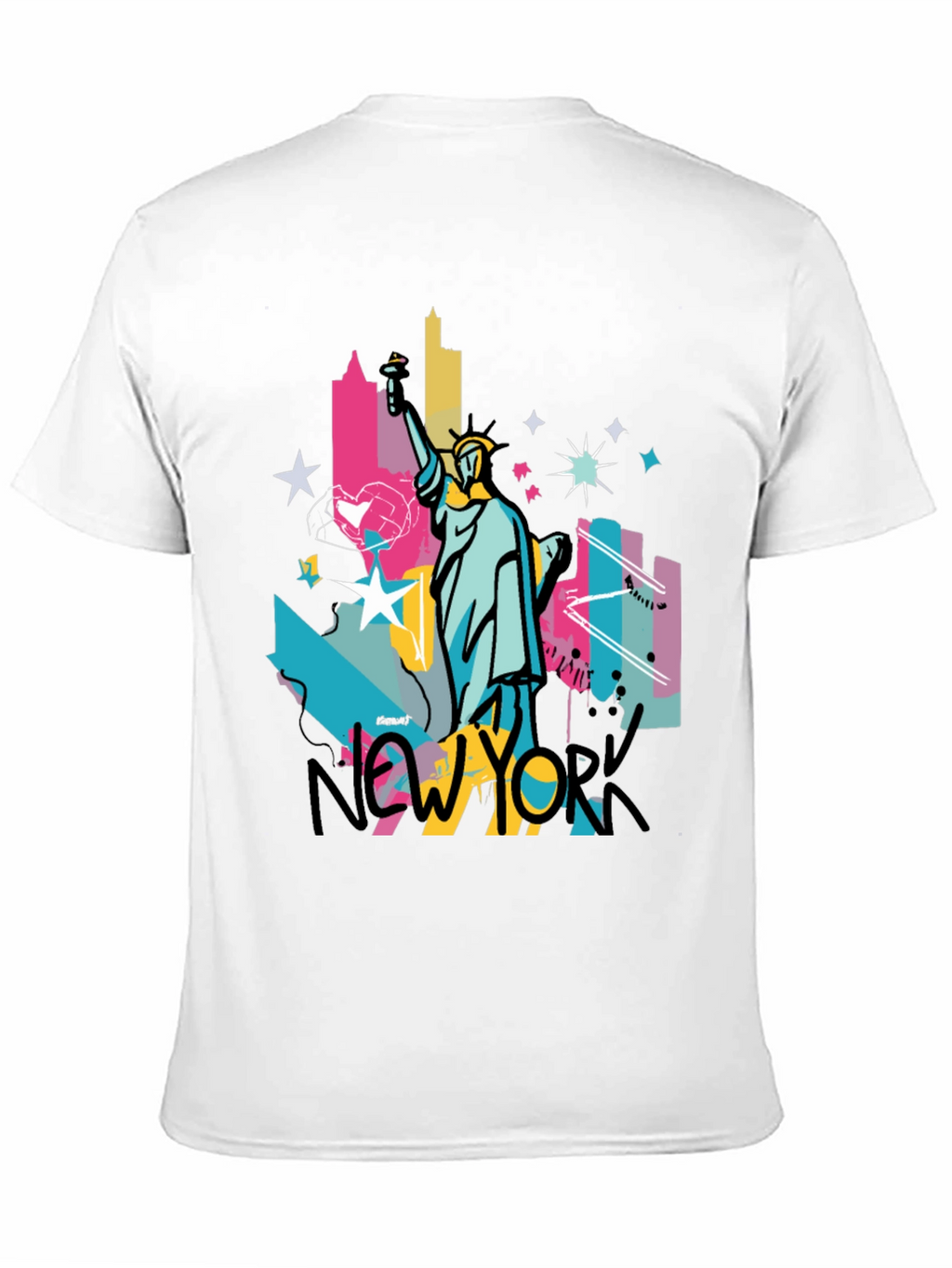 New York Statue of Liberty Graphic T-Shirt