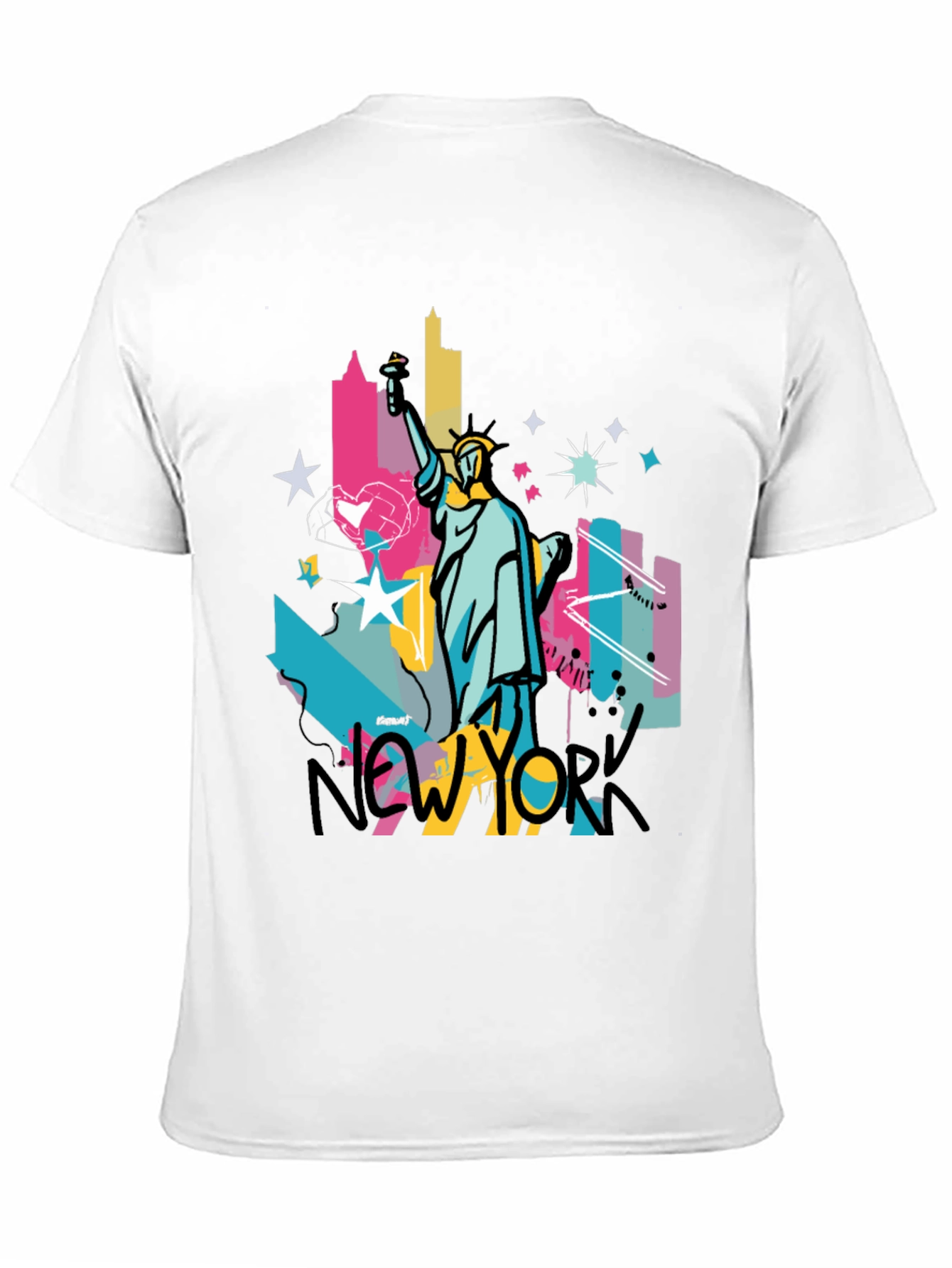 New York Statue of Liberty Graphic T-Shirt