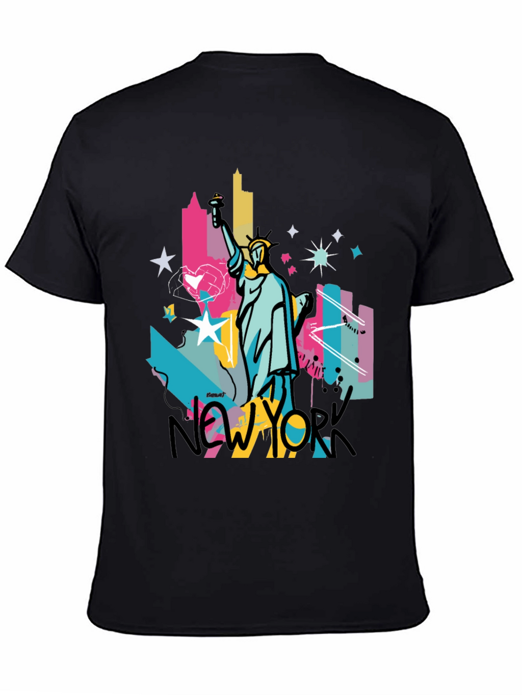 New York Statue of Liberty Graphic T-Shirt