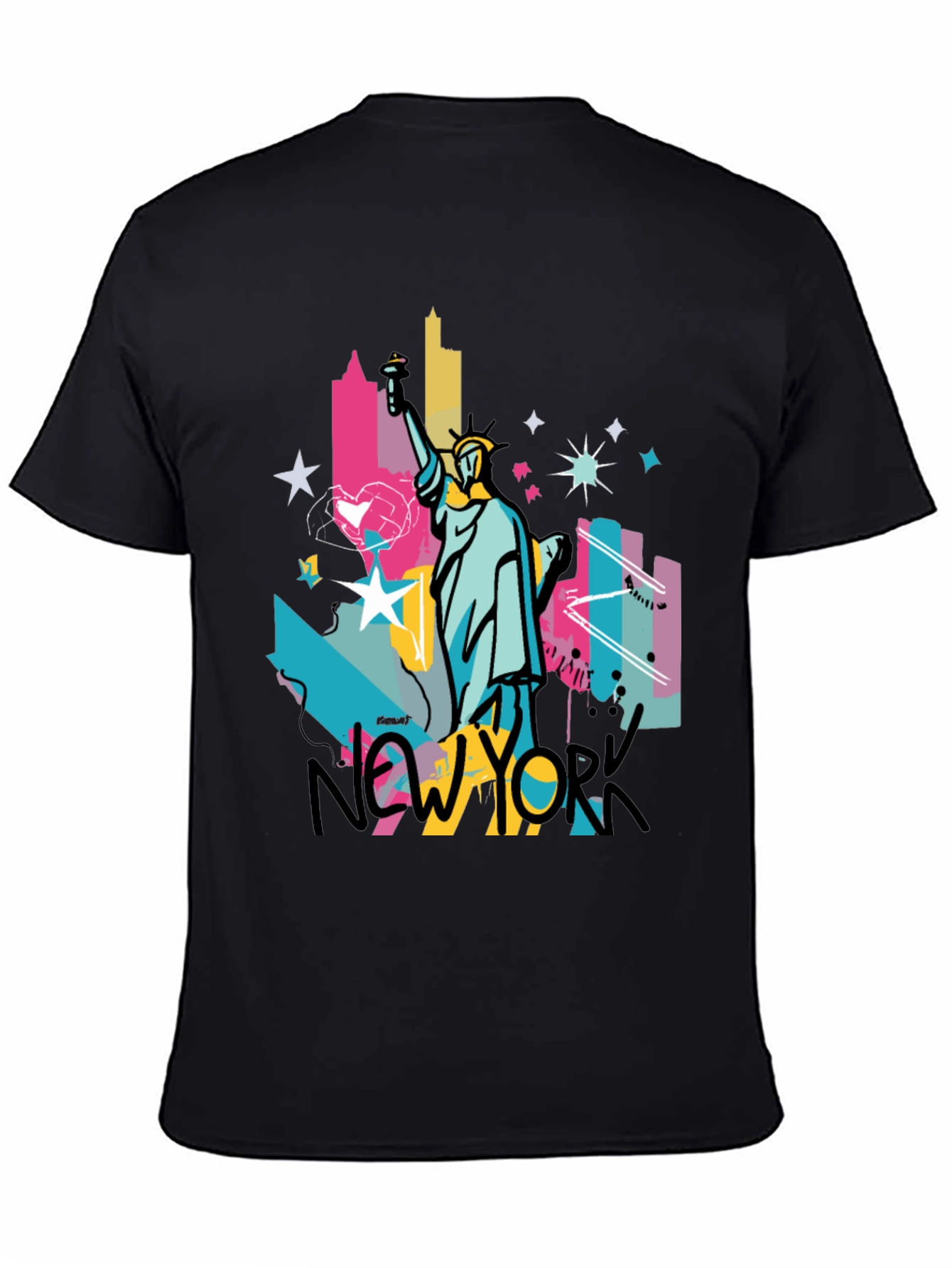New York Statue of Liberty Graphic T-Shirt