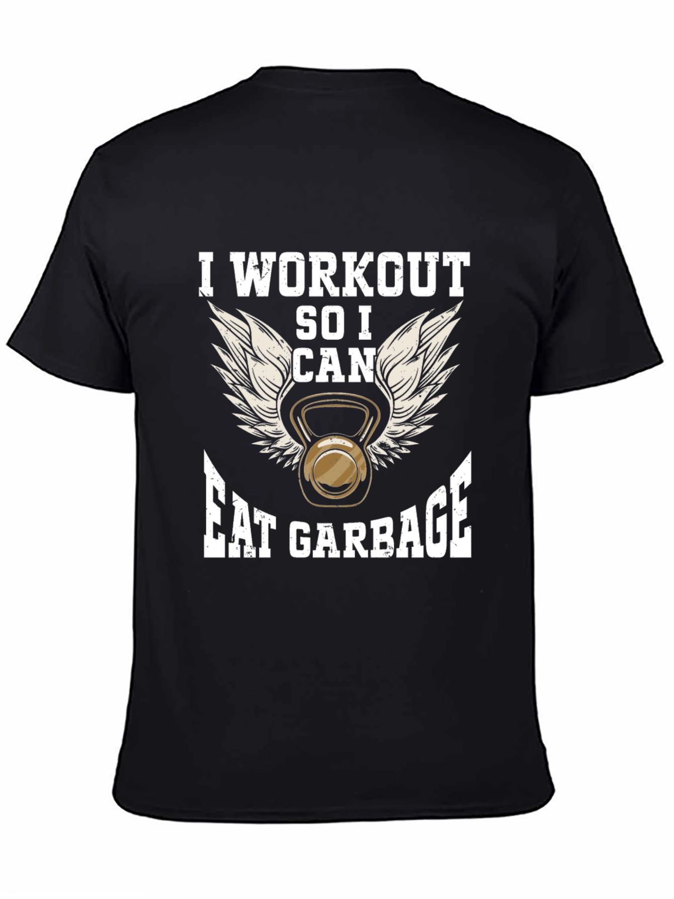 Workout to Eat Garbage Graphic Tee