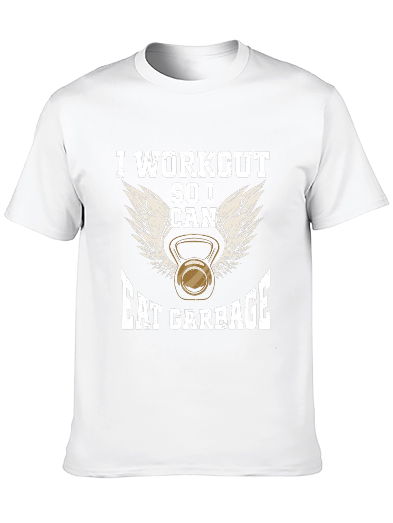 Workout to Eat Garbage Graphic Tee