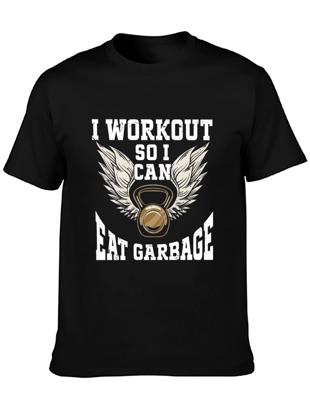 Workout to Eat Garbage Graphic Tee