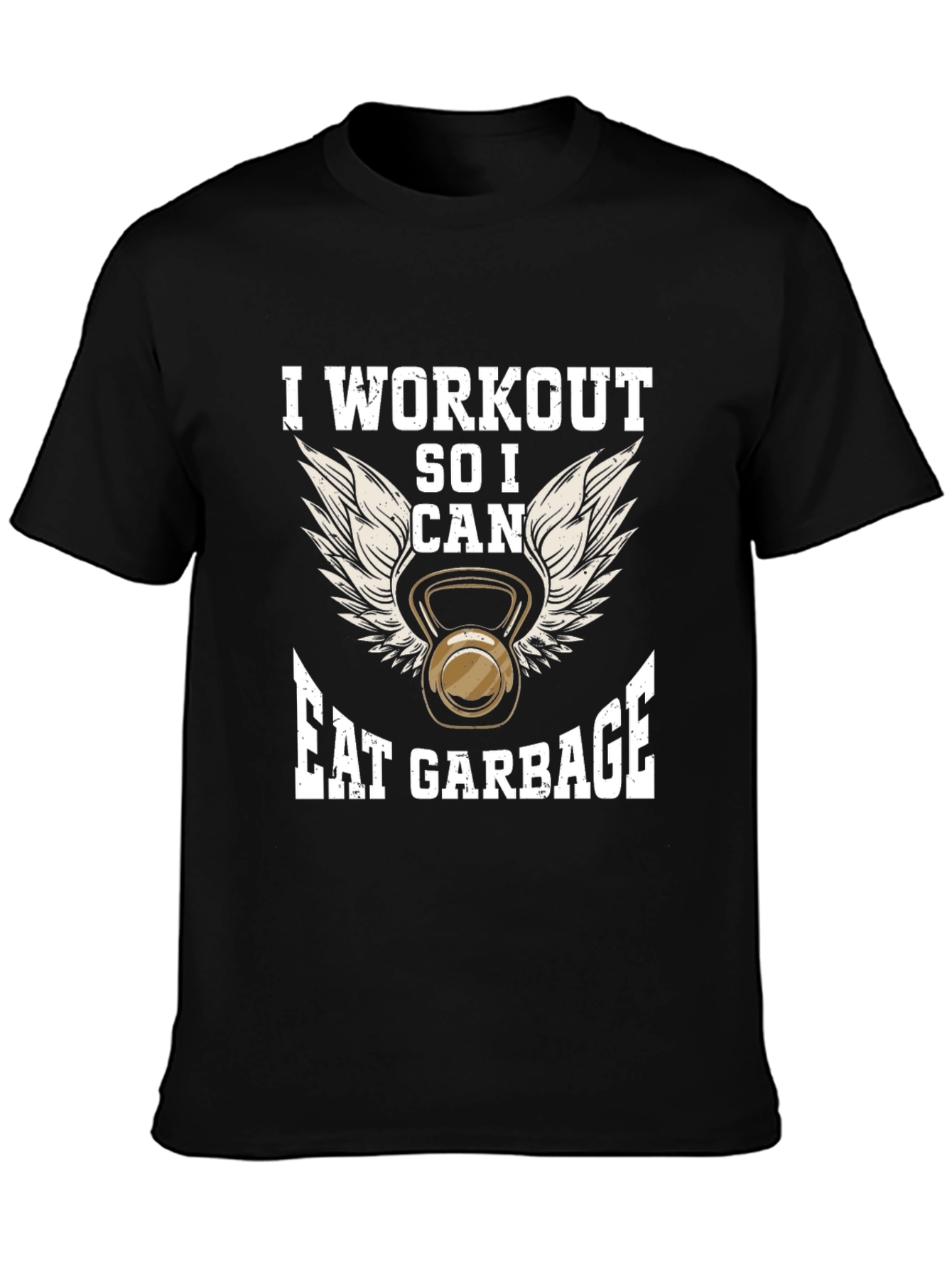 Workout to Eat Garbage Graphic Tee