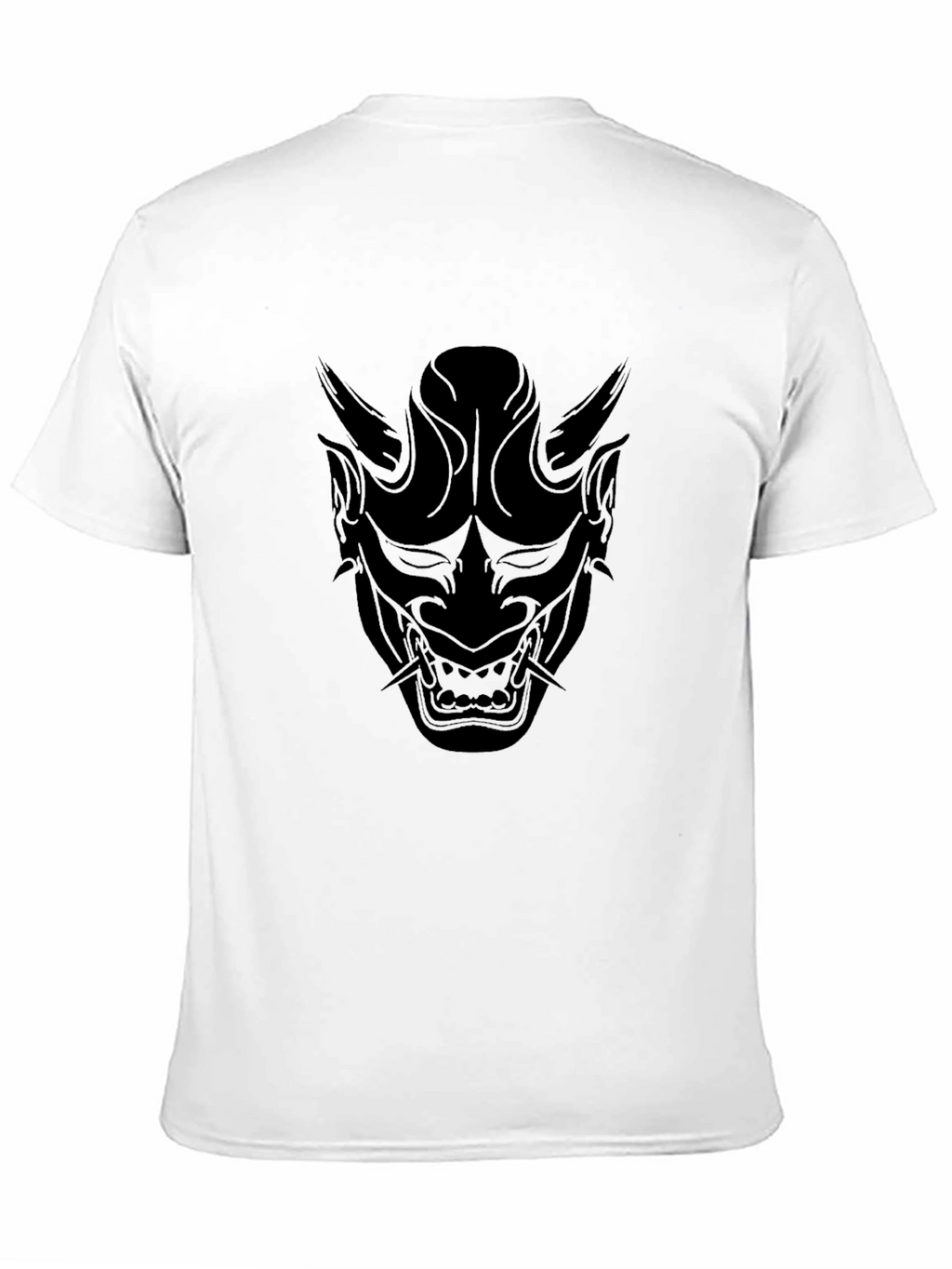 Black Oni Mask Graphic Tee