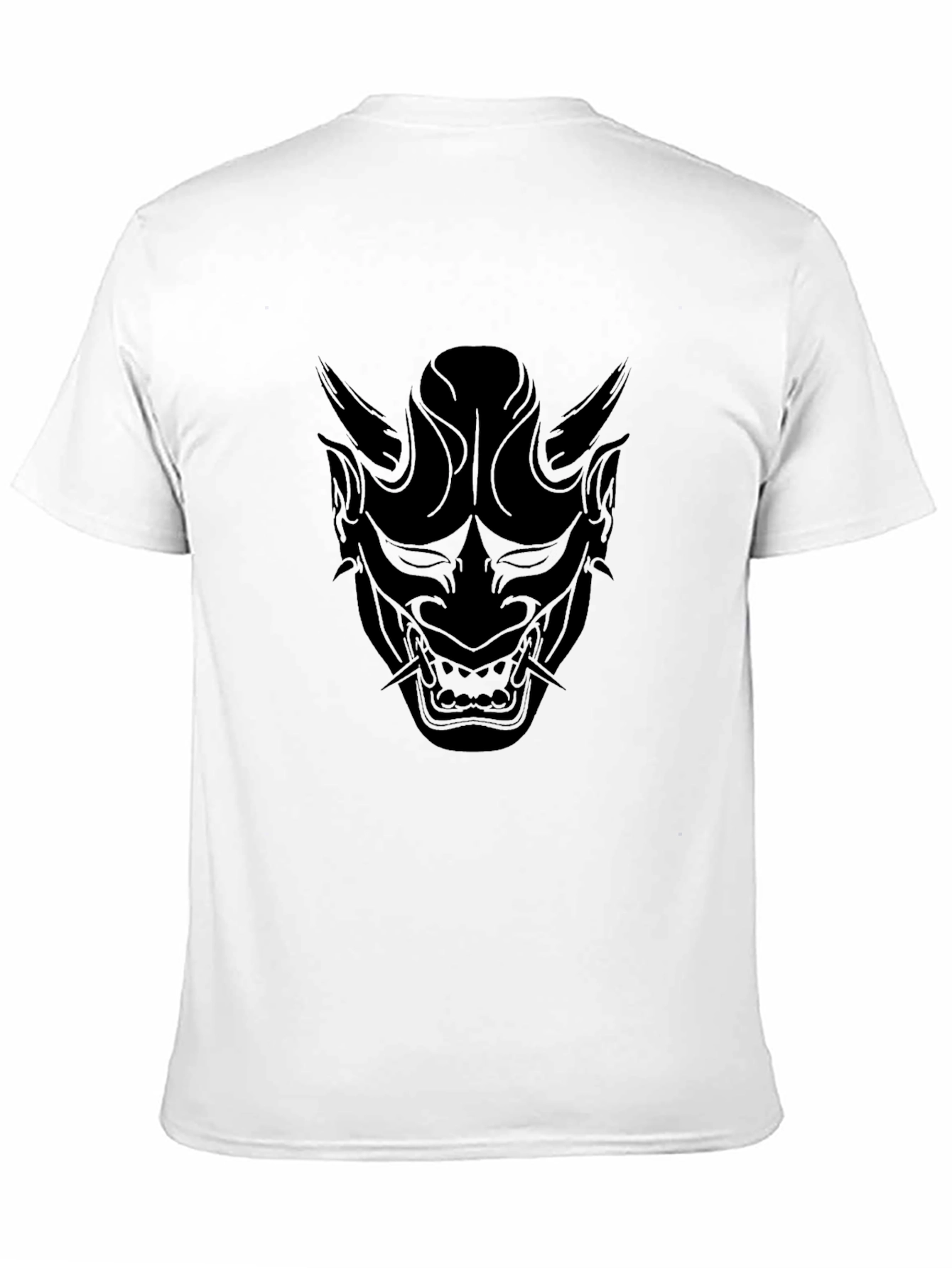 Black Oni Mask Graphic Tee