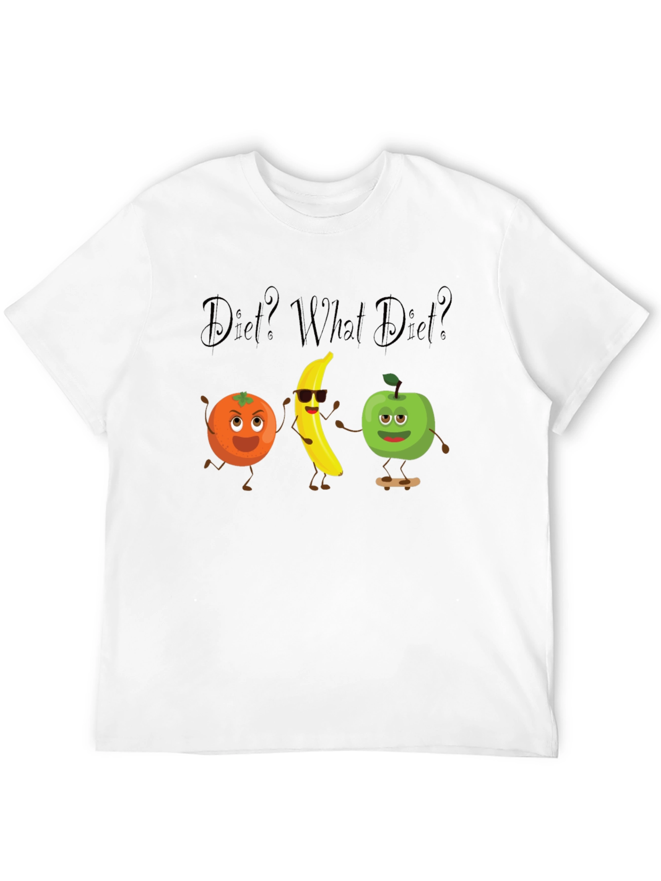 Diet? What Diet? Graphic Tee - Black