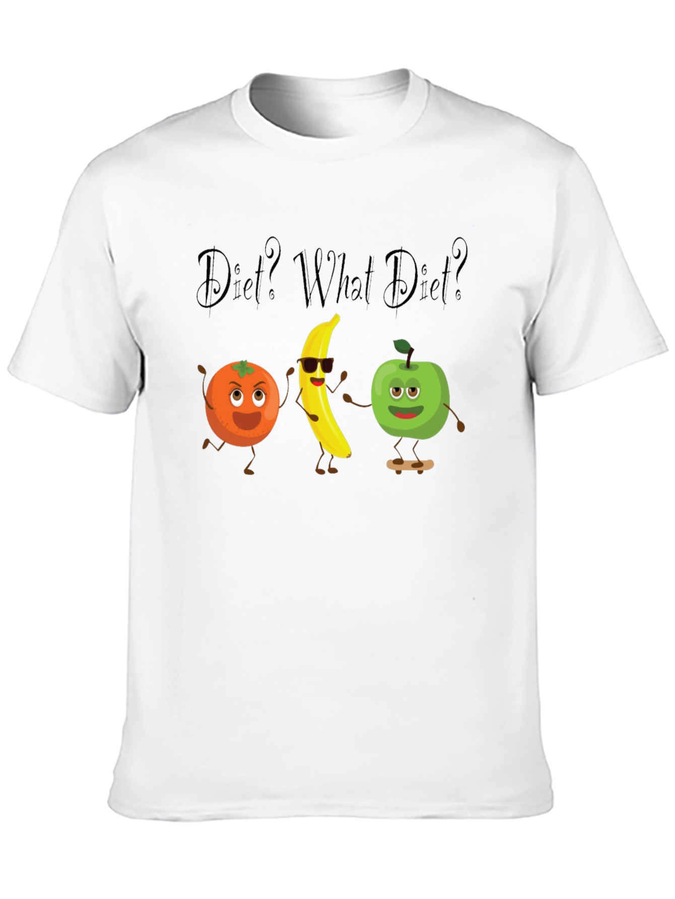 Diet? What Diet? Graphic Tee - Black
