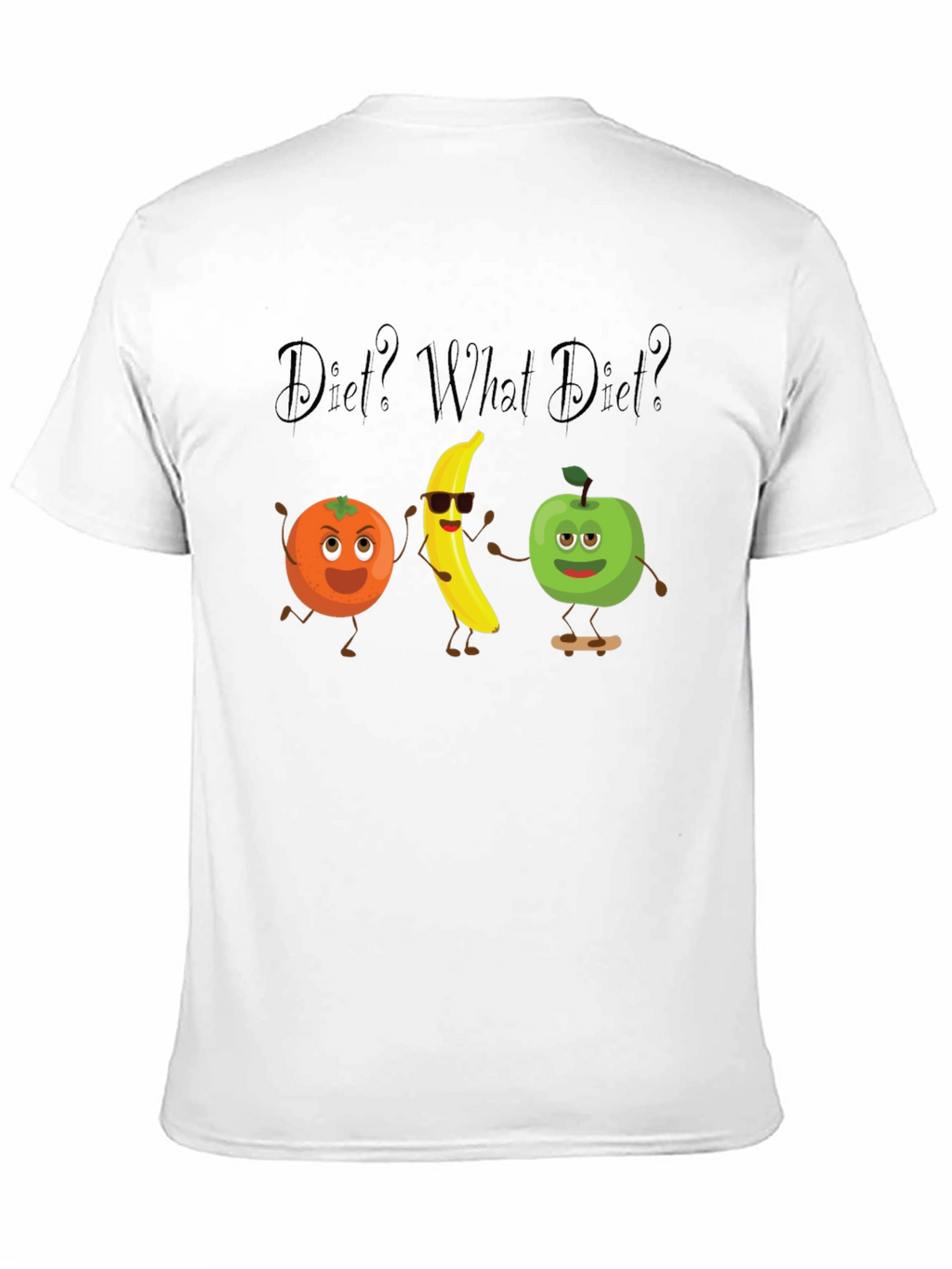 Diet? What Diet? Graphic Tee - Black