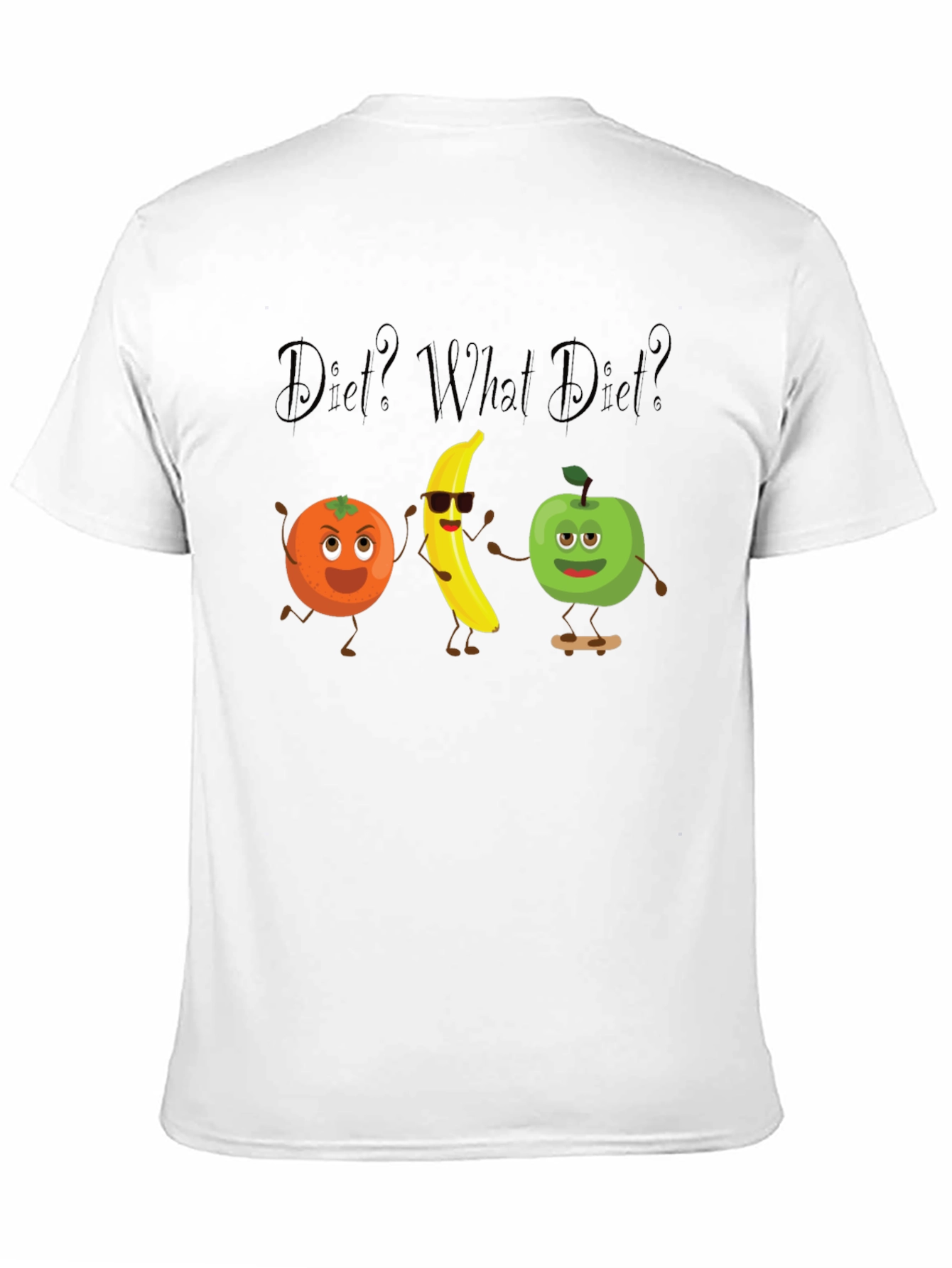 Diet? What Diet? Graphic Tee - Black