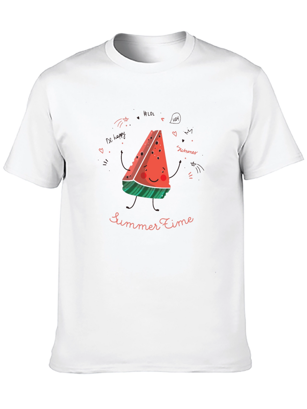 Summer Time Watermelon Graphic T-Shirt
