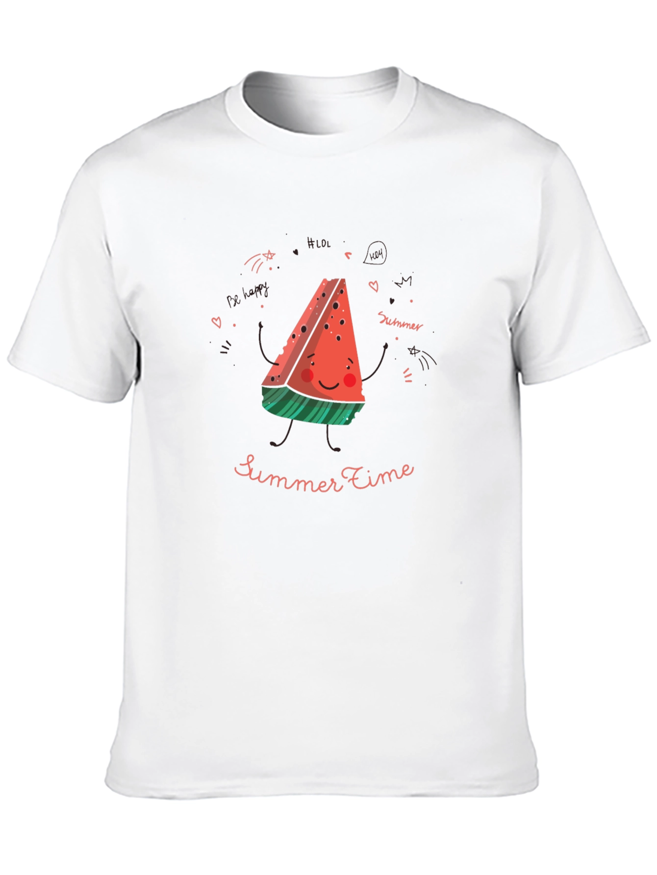 Summer Time Watermelon Graphic T-Shirt