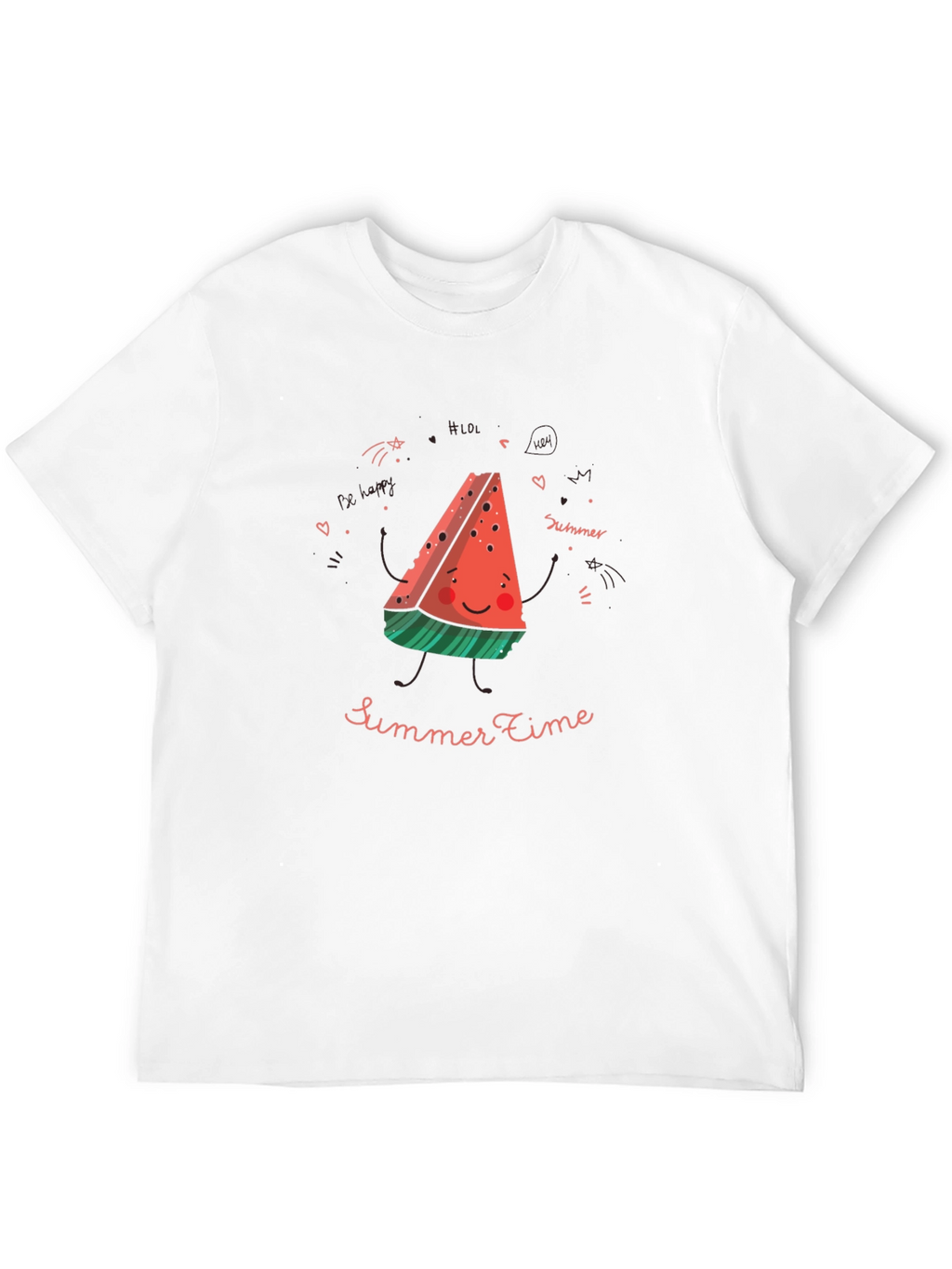 Summer Time Watermelon Graphic T-Shirt