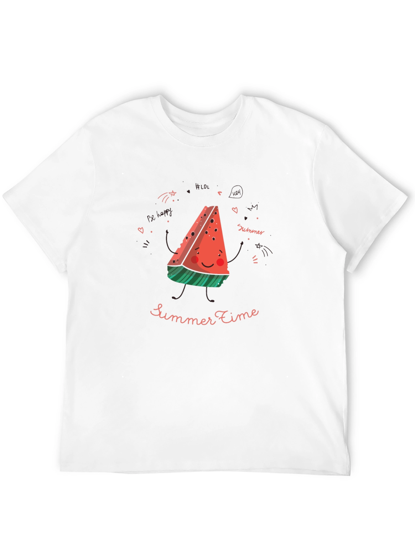 Summer Time Watermelon Graphic T-Shirt