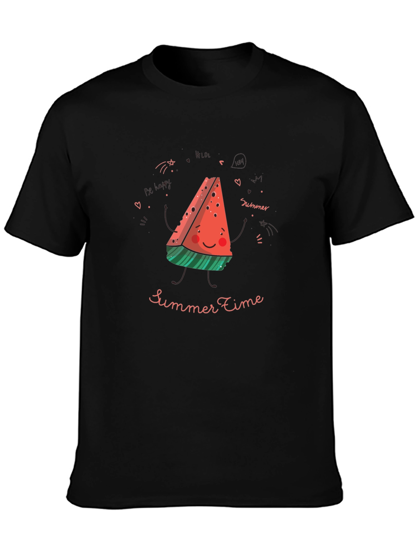 Summer Time Watermelon Graphic T-Shirt