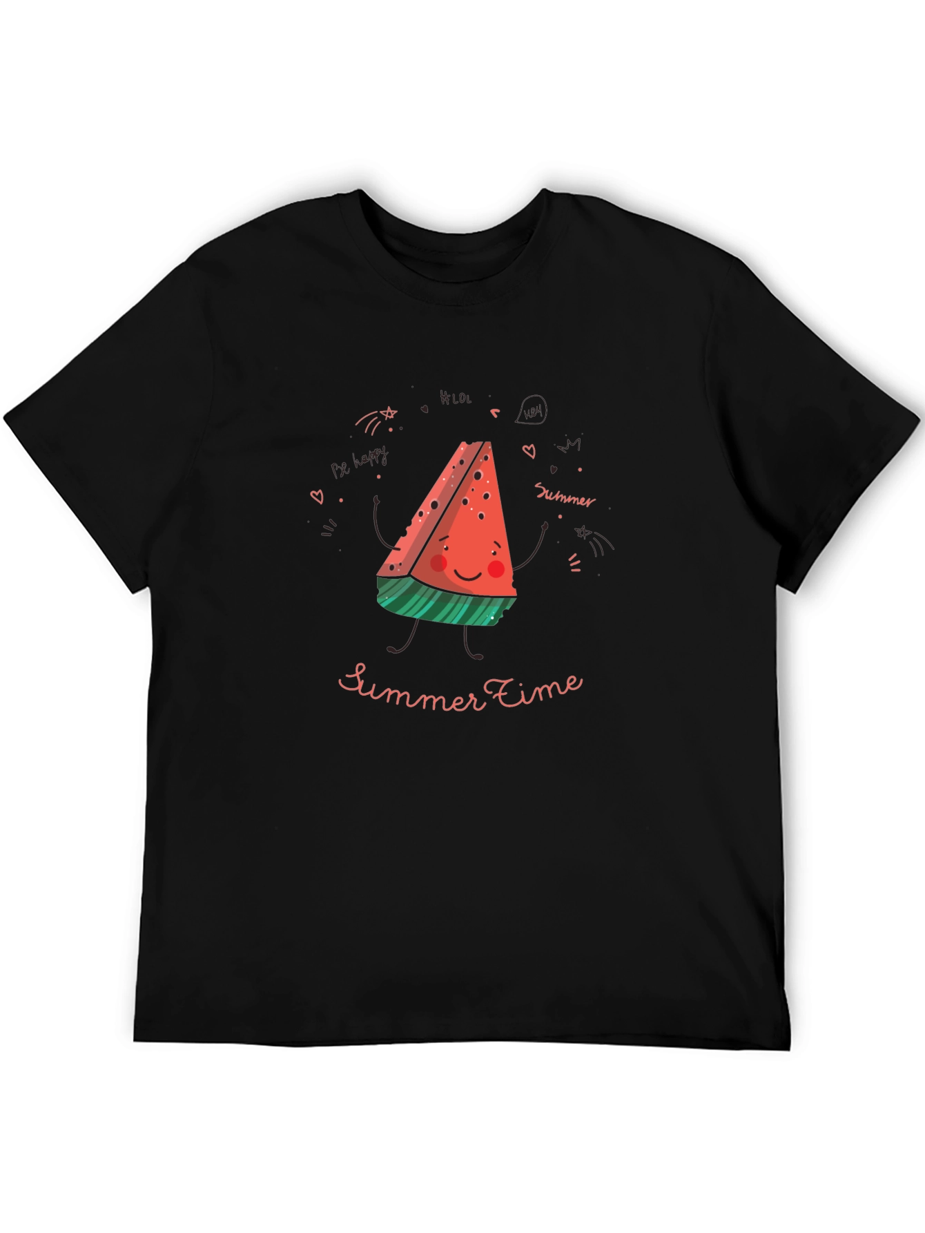 Summer Time Watermelon Graphic T-Shirt