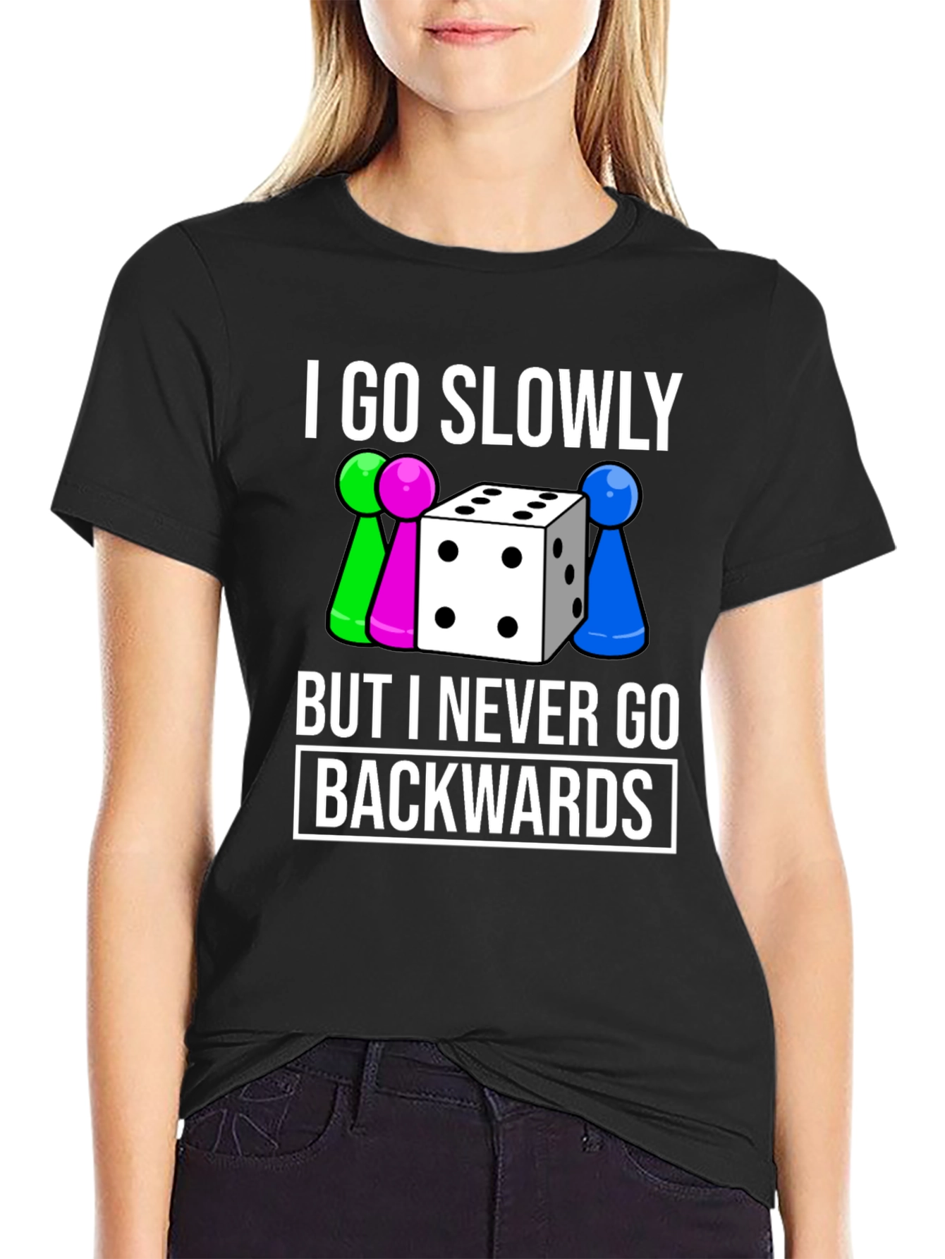 Go Slowly T-Shirt - Never Backwards