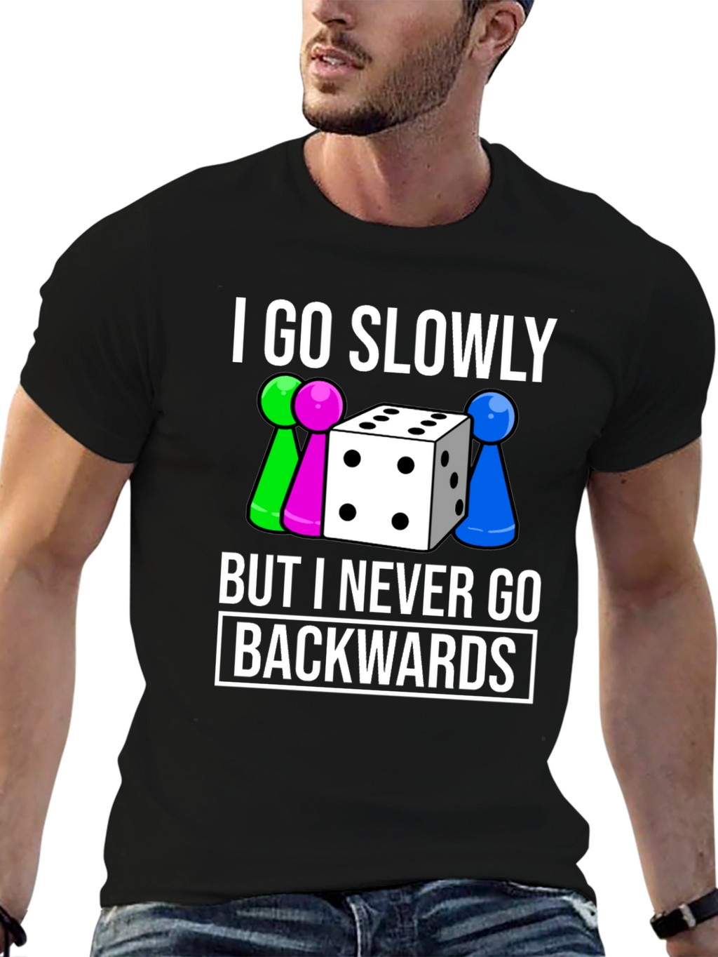 Go Slowly T-Shirt - Never Backwards