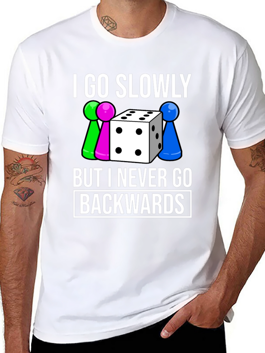 Go Slowly T-Shirt - Never Backwards