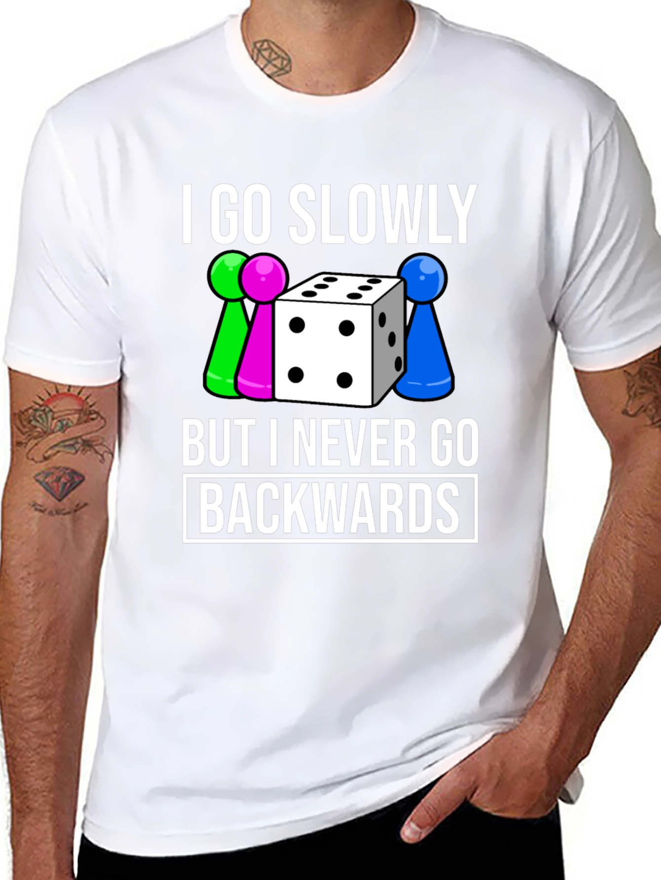 Go Slowly T-Shirt - Never Backwards