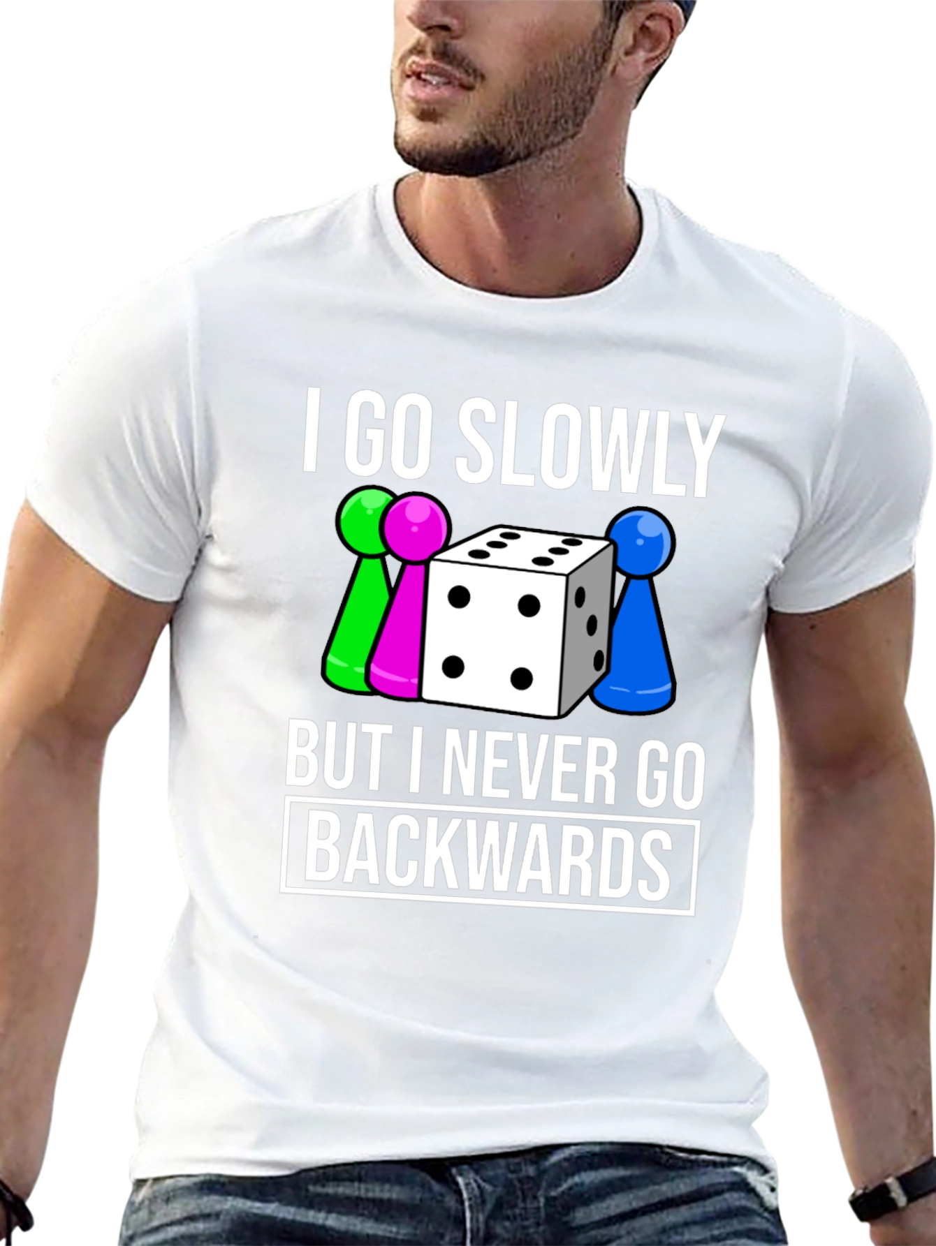 Go Slowly T-Shirt - Never Backwards