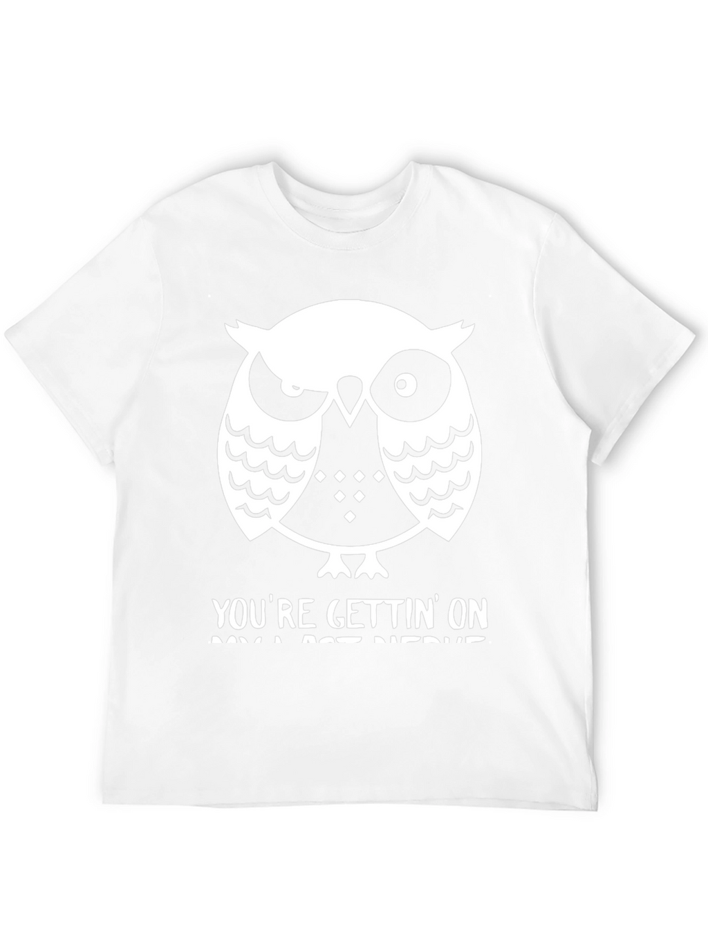 Owl T-Shirt: Youre Gettin On My Last Nerve
