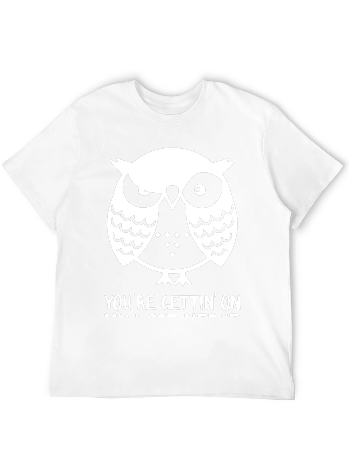 Owl T-Shirt: Youre Gettin On My Last Nerve