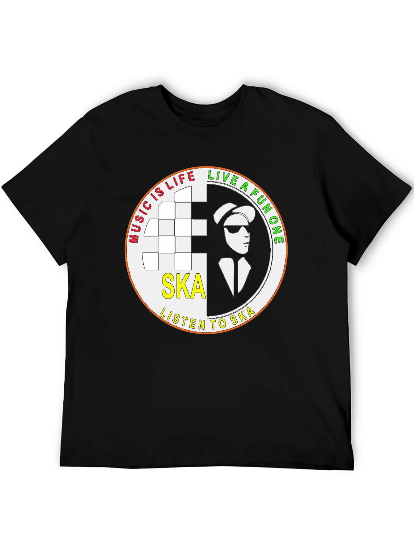 Ska Music T-Shirt - Live A Fun One!