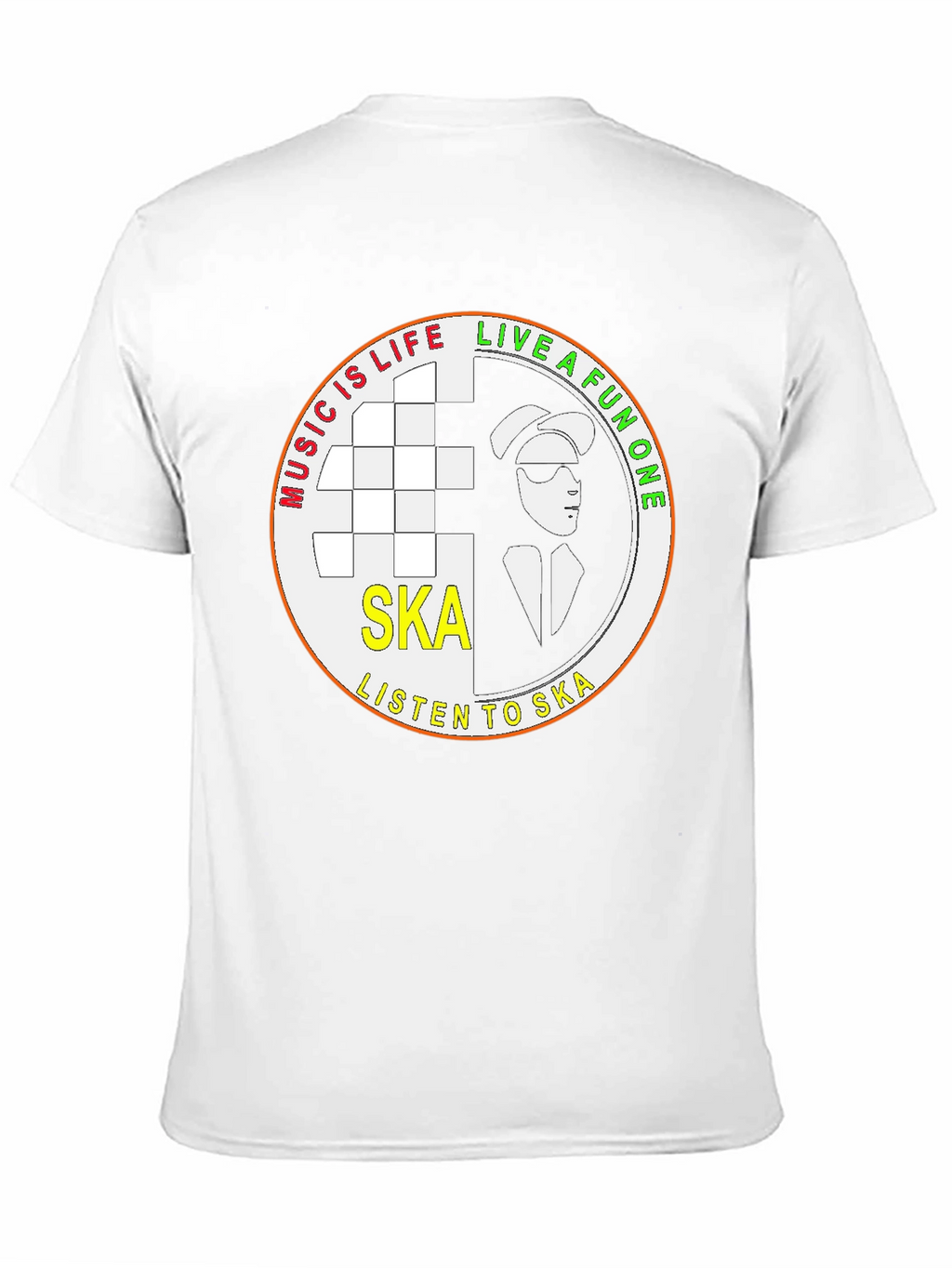 Ska Music T-Shirt - Live A Fun One!