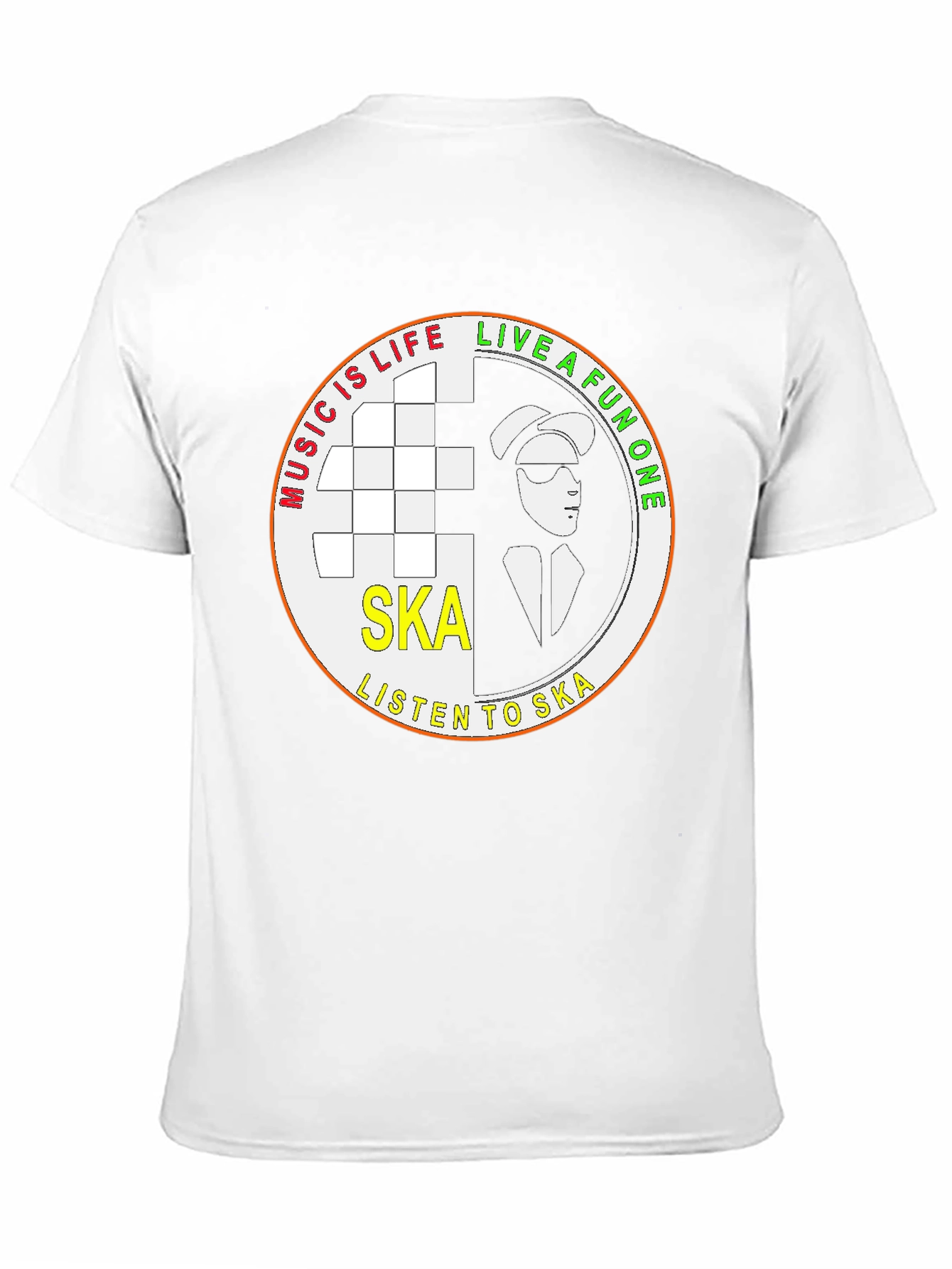 Ska Music T-Shirt - Live A Fun One!