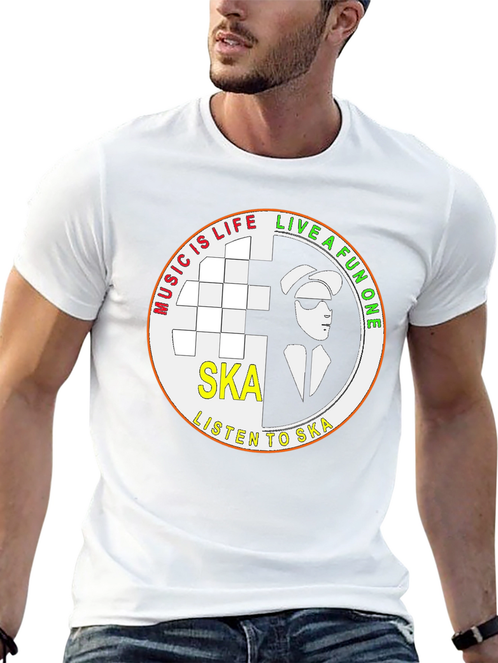 Ska Music T-Shirt - Live A Fun One!