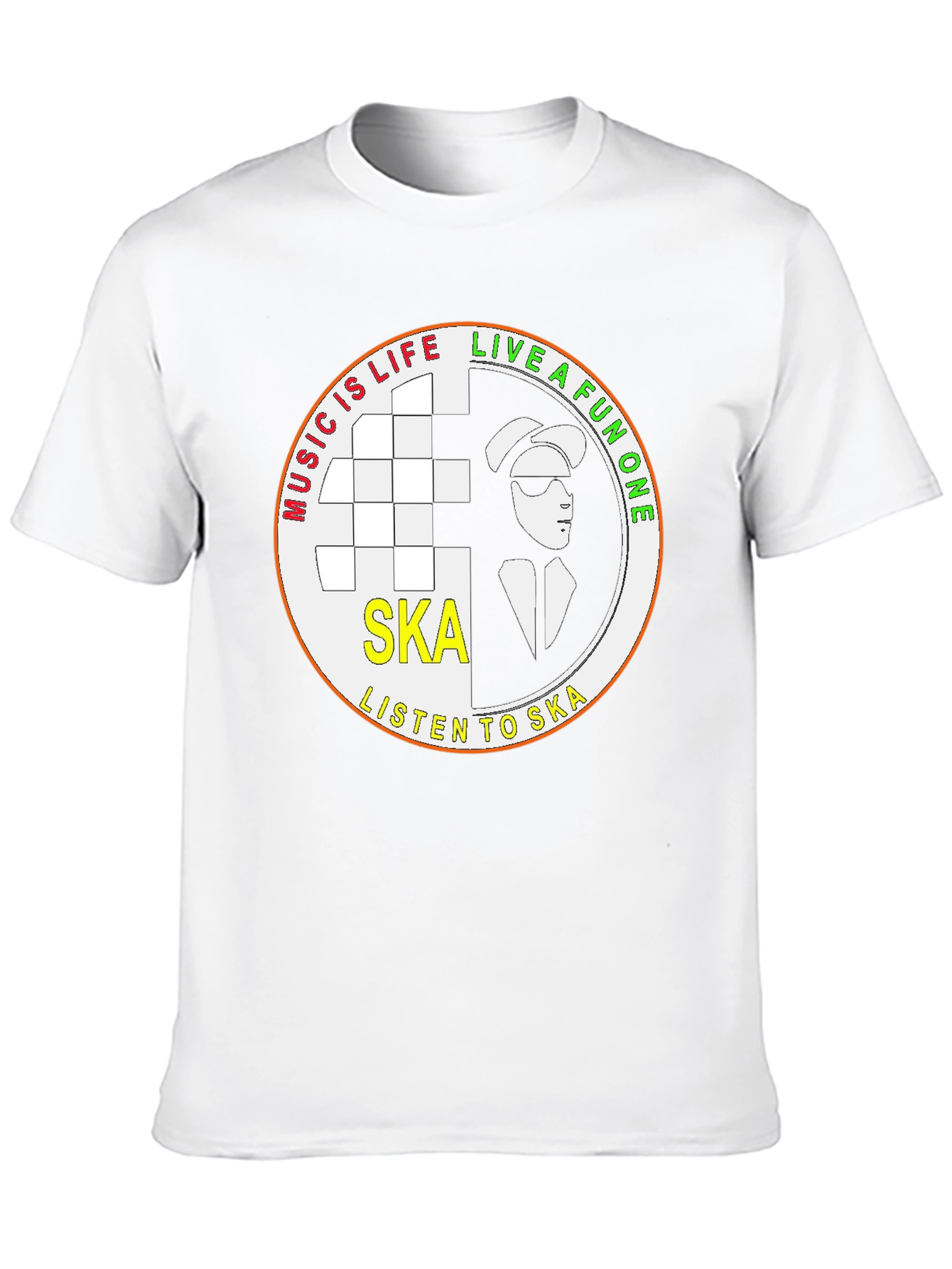 Ska Music T-Shirt - Live A Fun One!