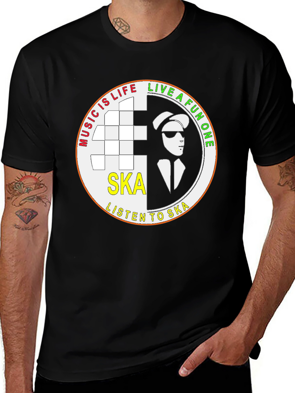 Ska Music T-Shirt - Live A Fun One!