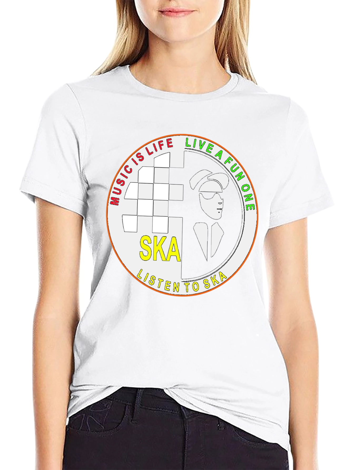 Ska Music T-Shirt - Live A Fun One!