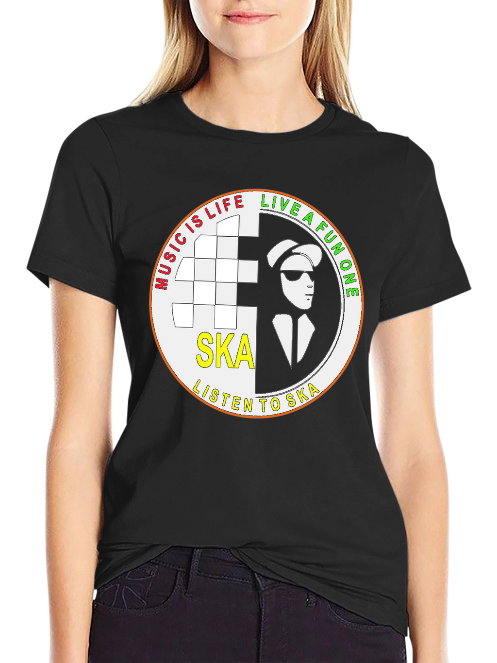 Ska Music T-Shirt - Live A Fun One!