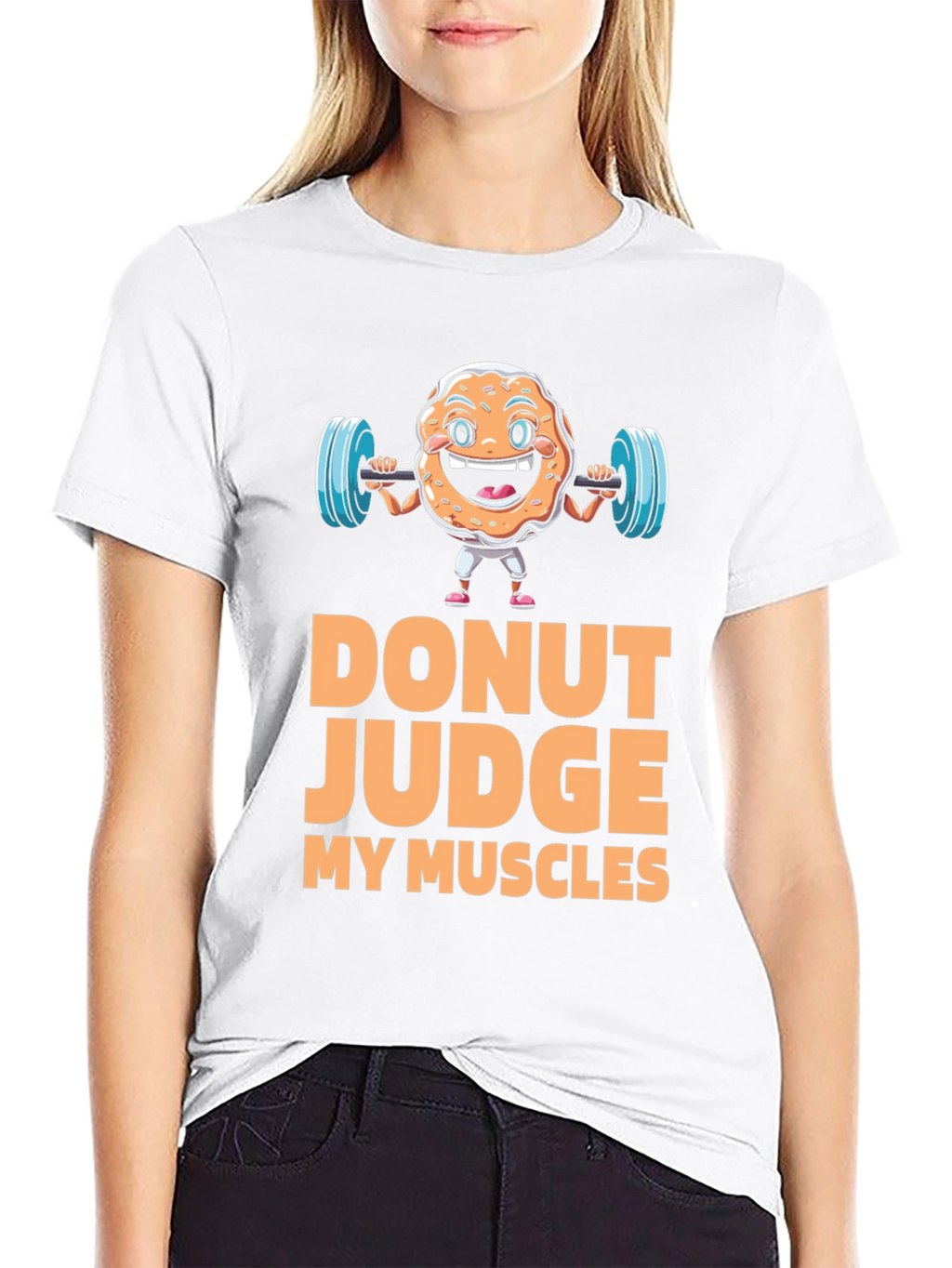 Donut Judge My Muscles Graphic T-Shirt