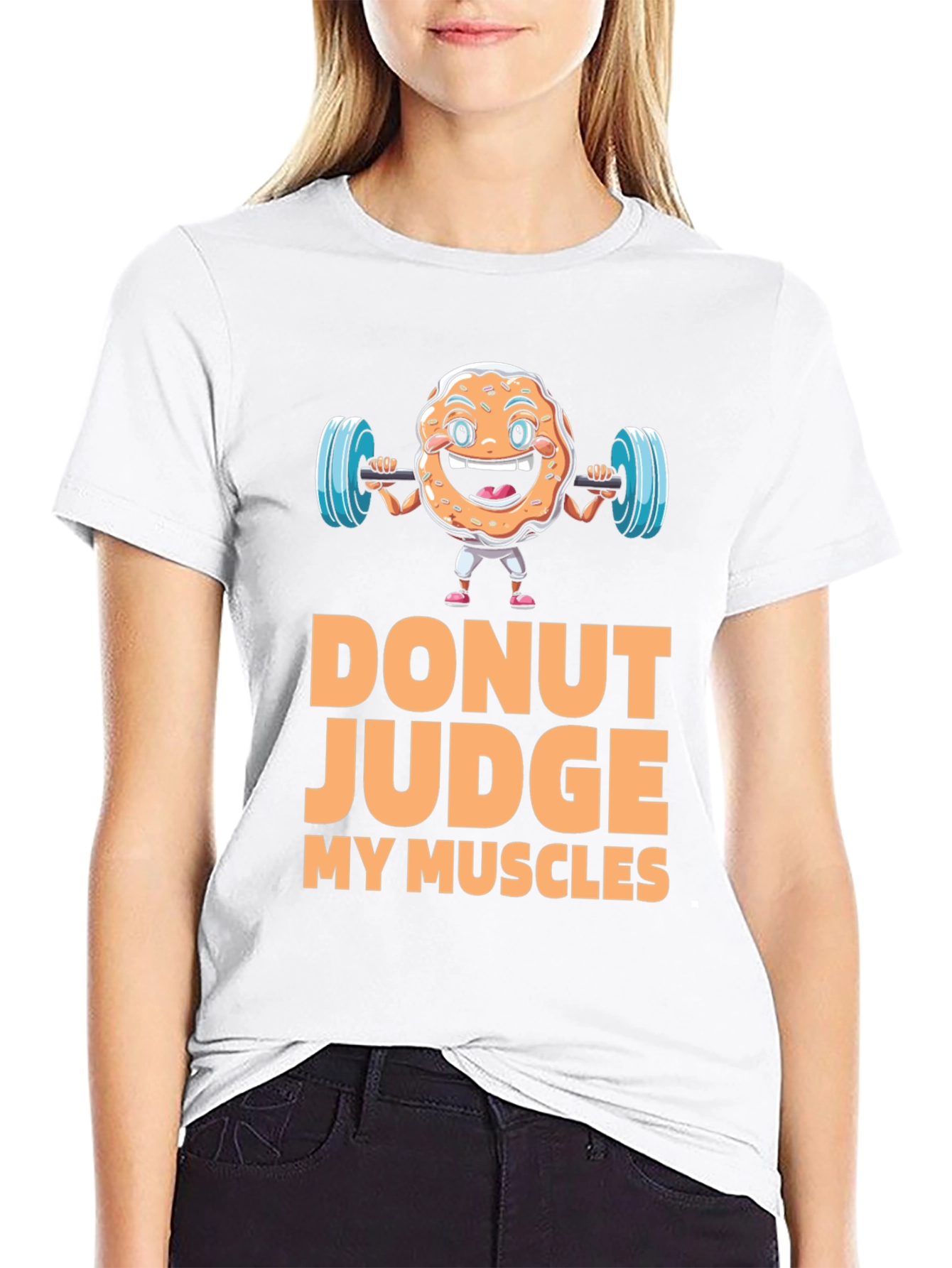 Donut Judge My Muscles Graphic T-Shirt