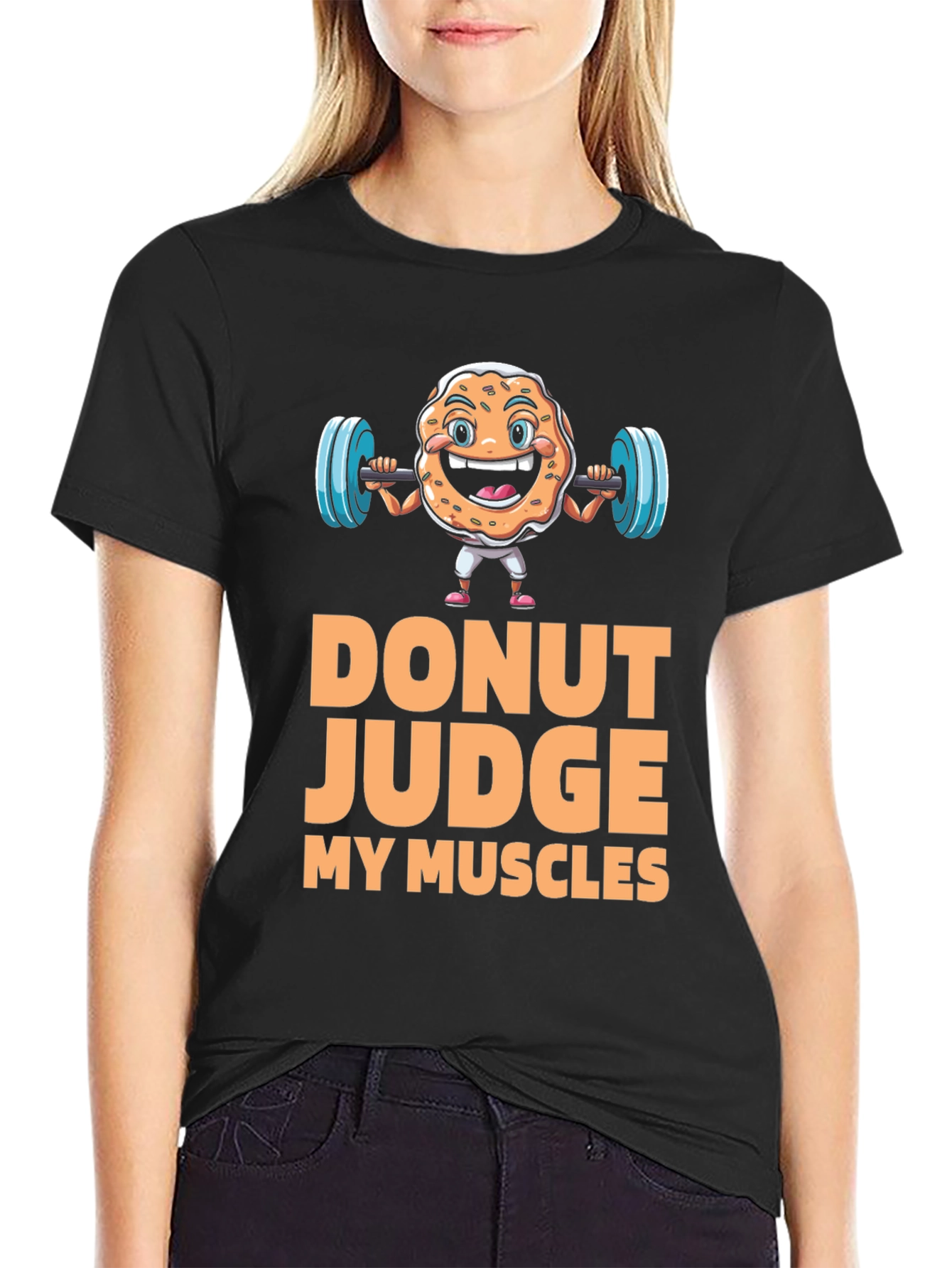 Donut Judge My Muscles Graphic T-Shirt