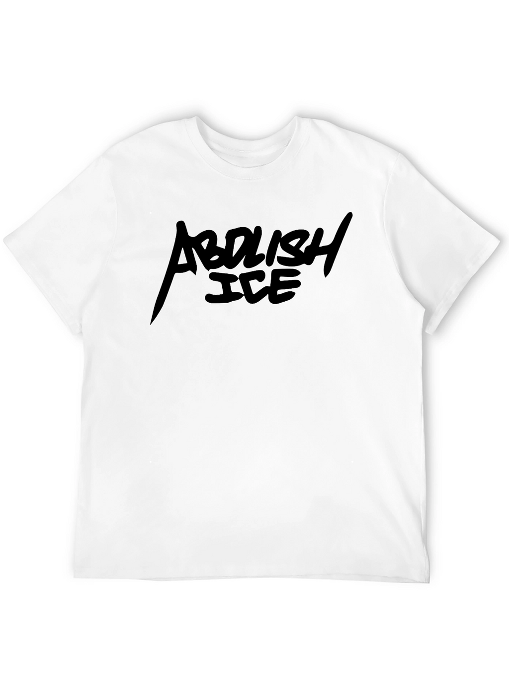 Abolish ICE Graphic Tee - Black Crew Neck