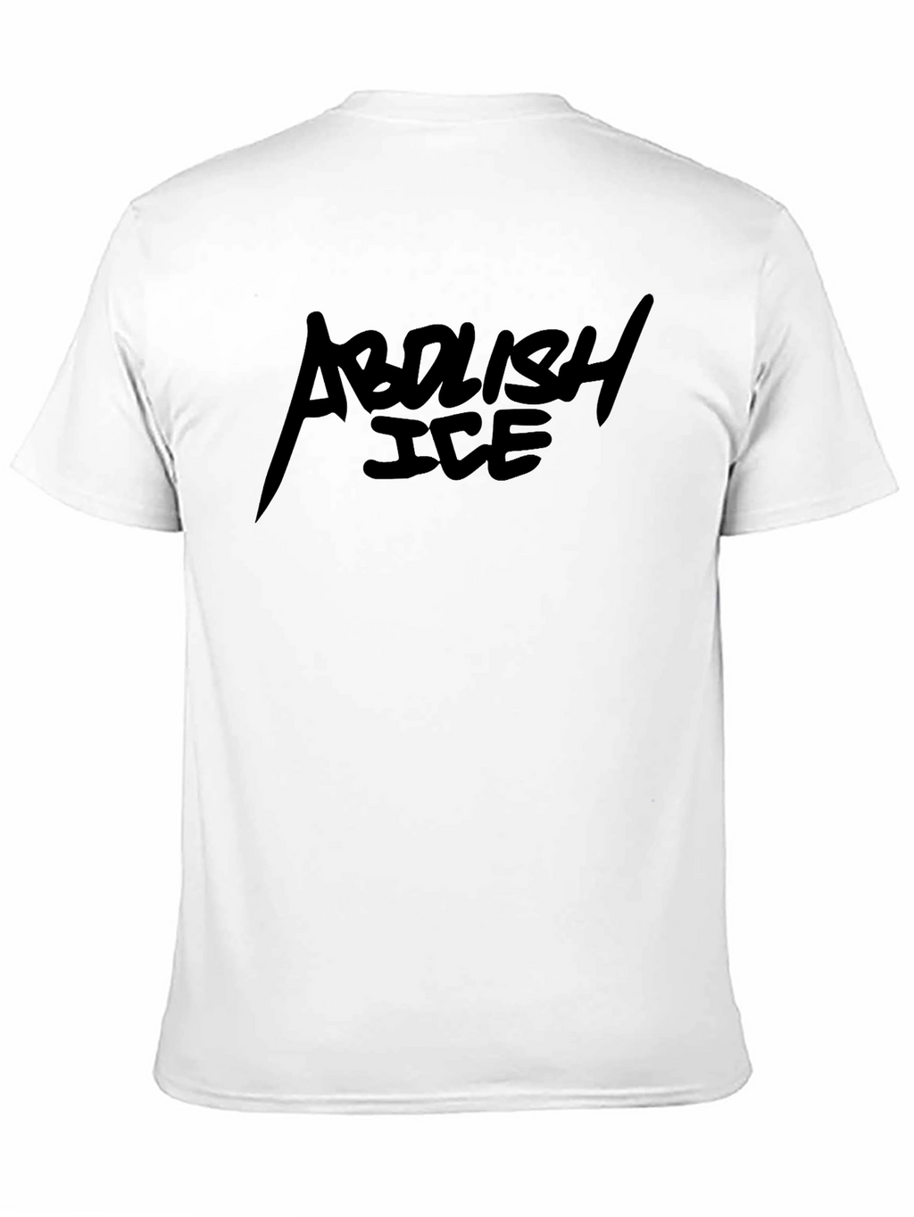 Abolish ICE Graphic Tee - Black Crew Neck