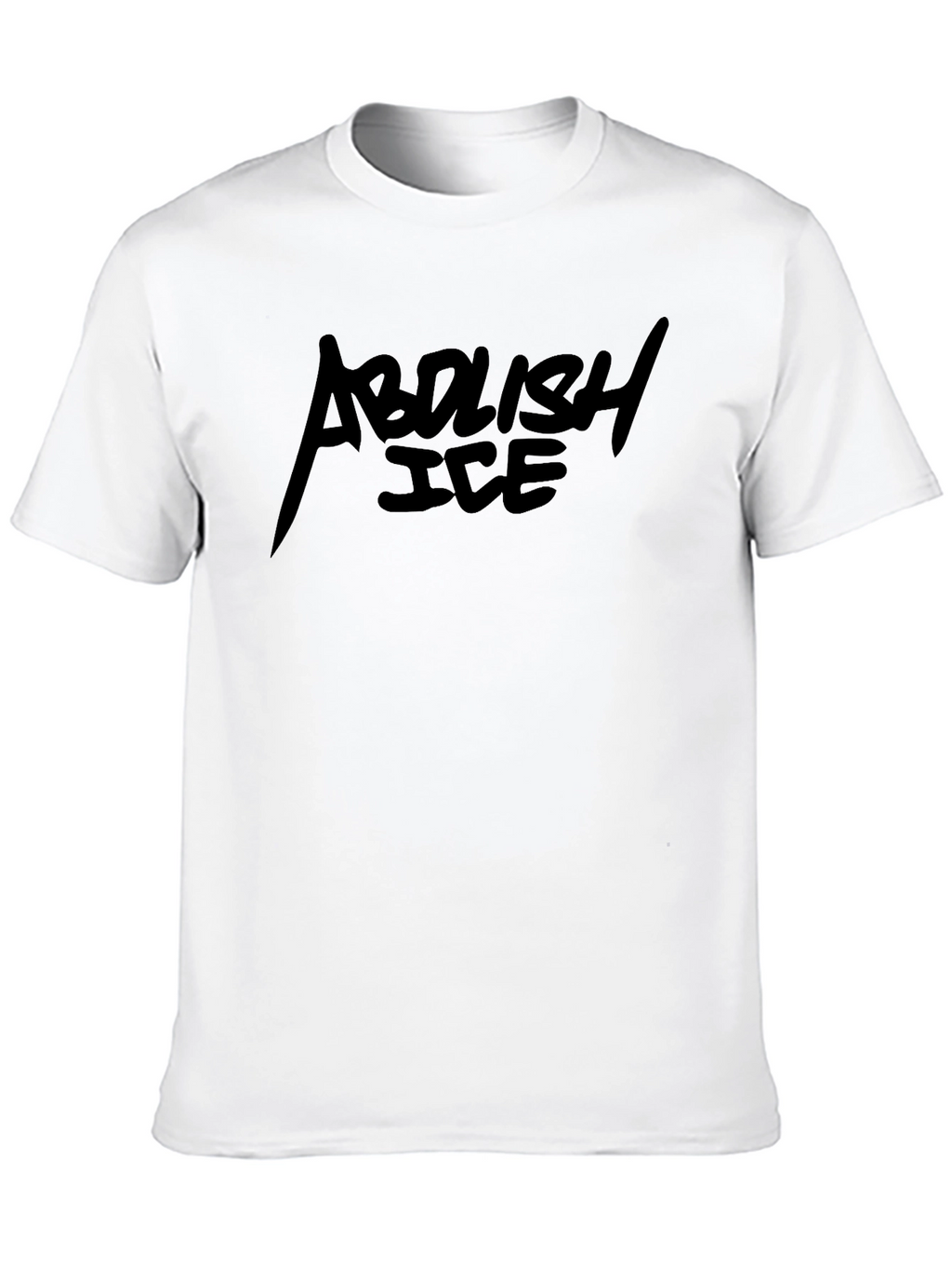 Abolish ICE Graphic Tee - Black Crew Neck