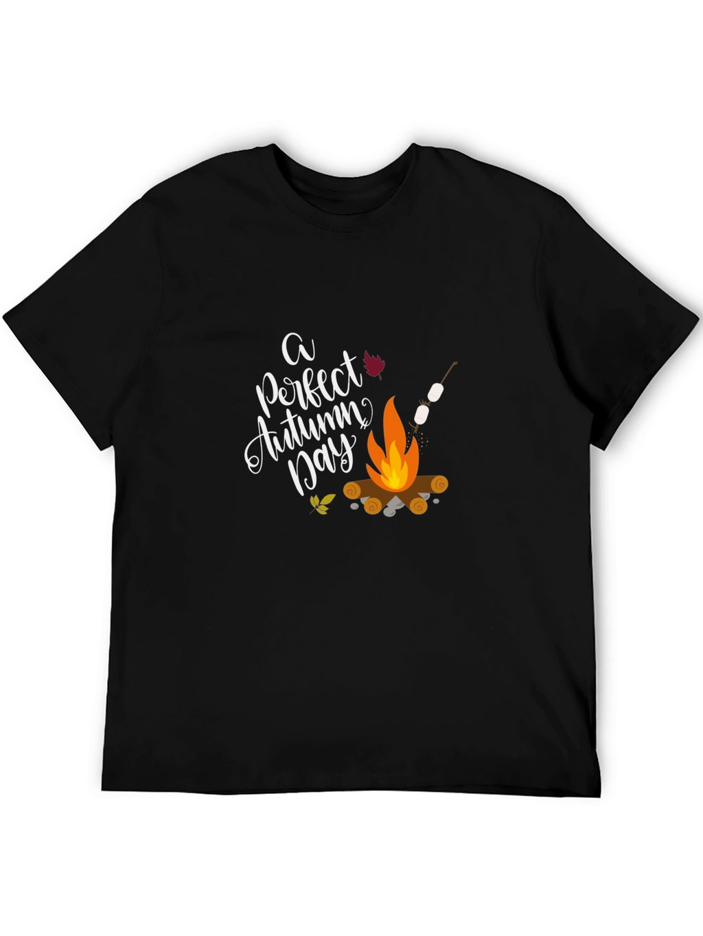 Autumn Campfire Graphic T-Shirt