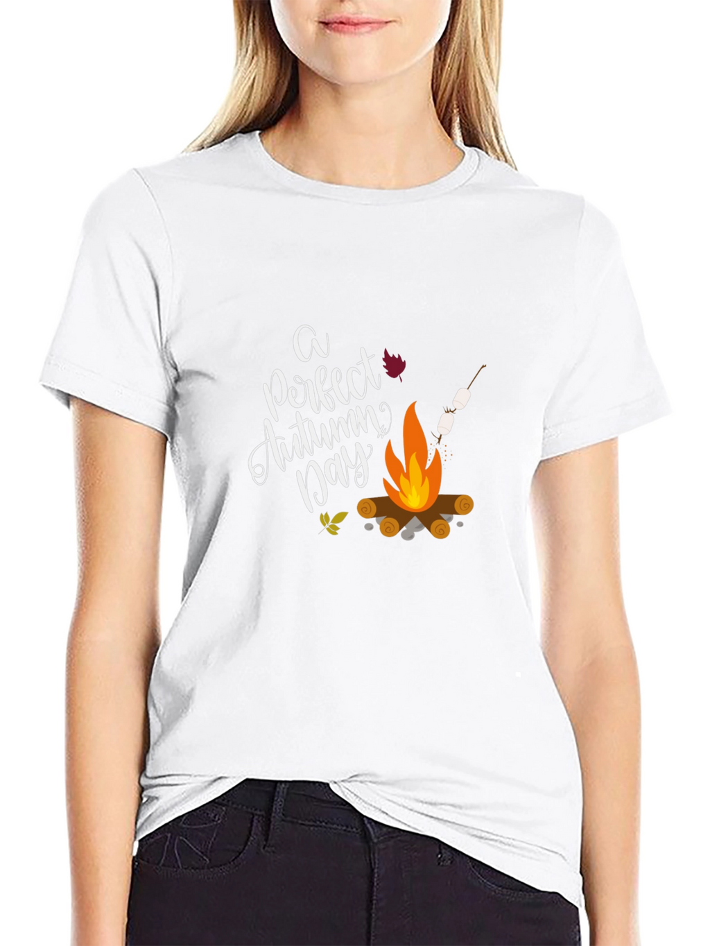 Autumn Campfire Graphic T-Shirt