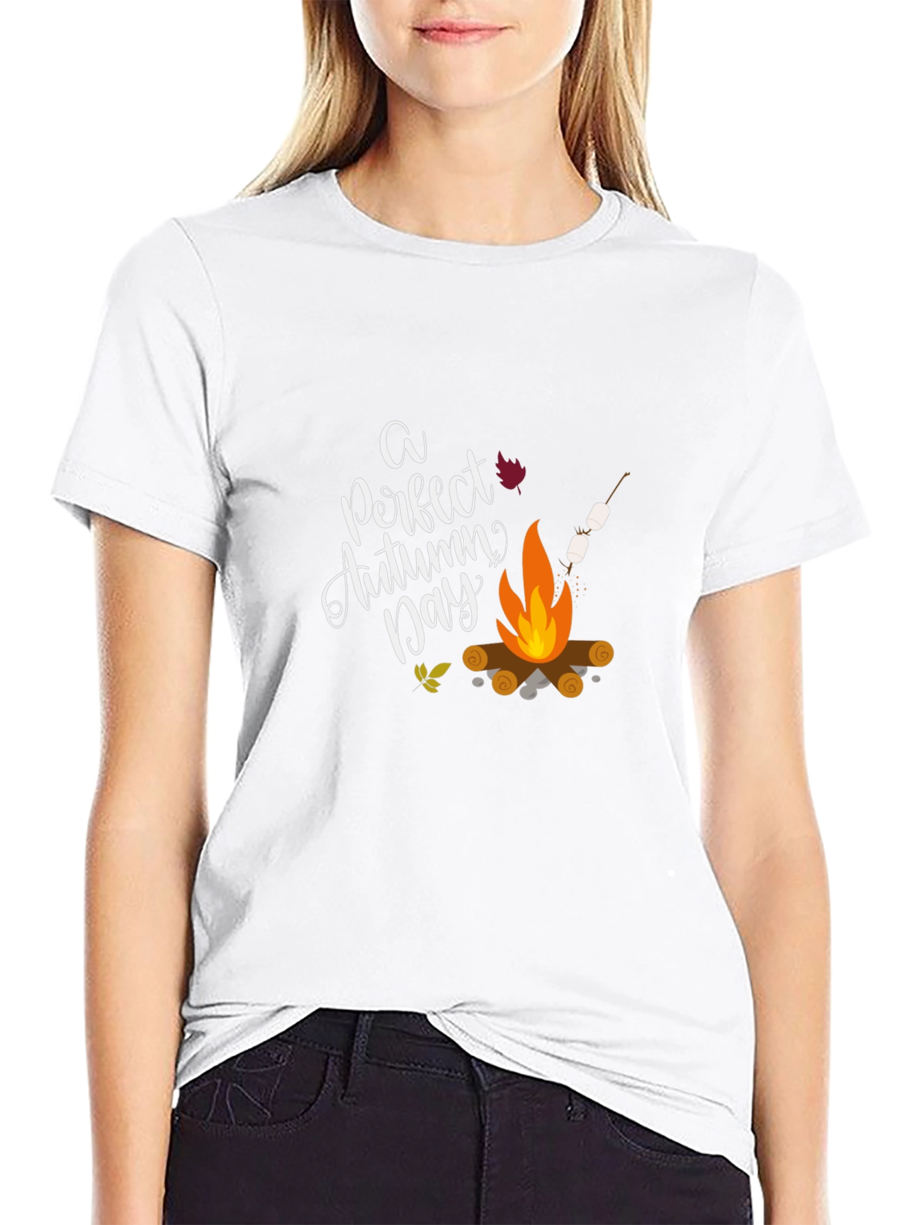 Autumn Campfire Graphic T-Shirt