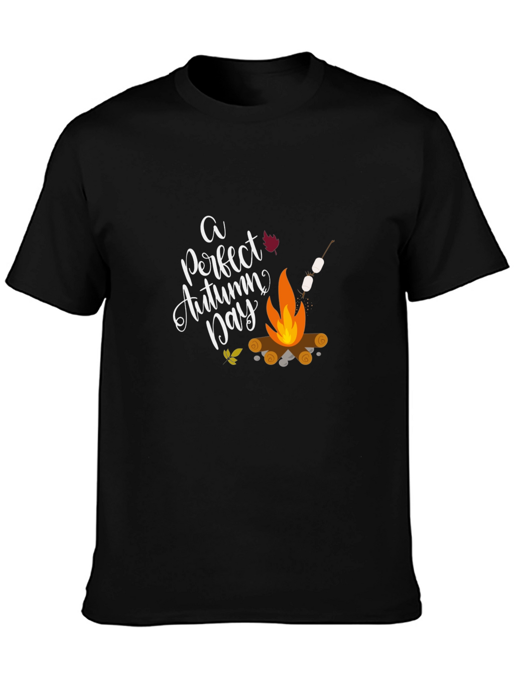 Autumn Campfire Graphic T-Shirt
