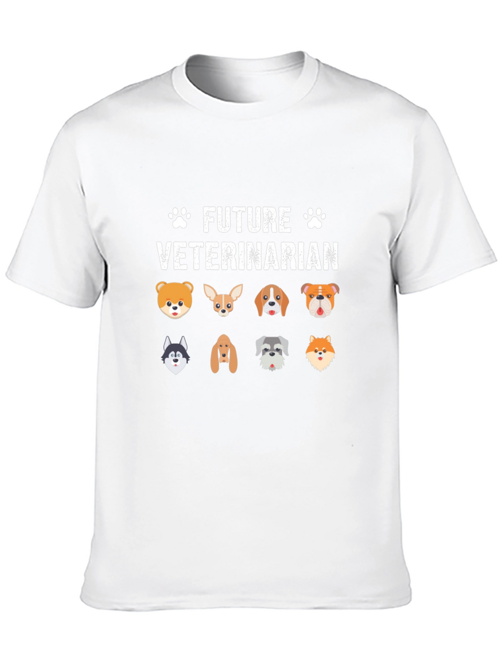 Future Veterinarian Dog Lover Black T-Shirt