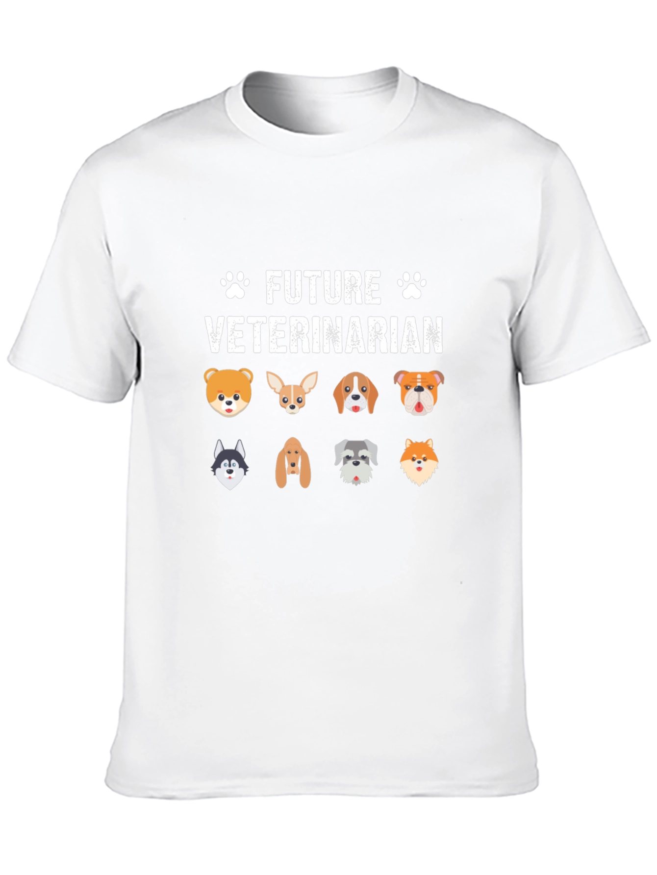 Future Veterinarian Dog Lover Black T-Shirt