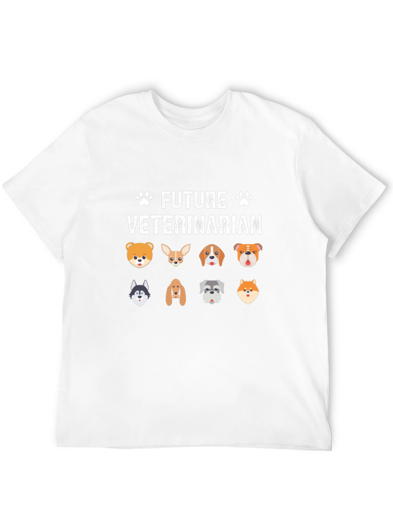 Future Veterinarian Dog Lover Black T-Shirt