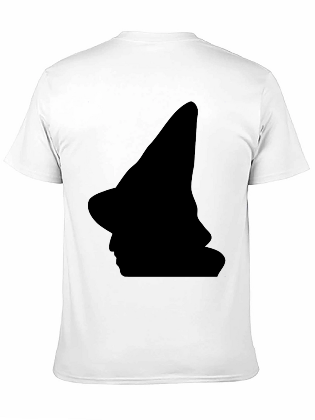 Witch Silhouette Black T-Shirt - Halloween Style